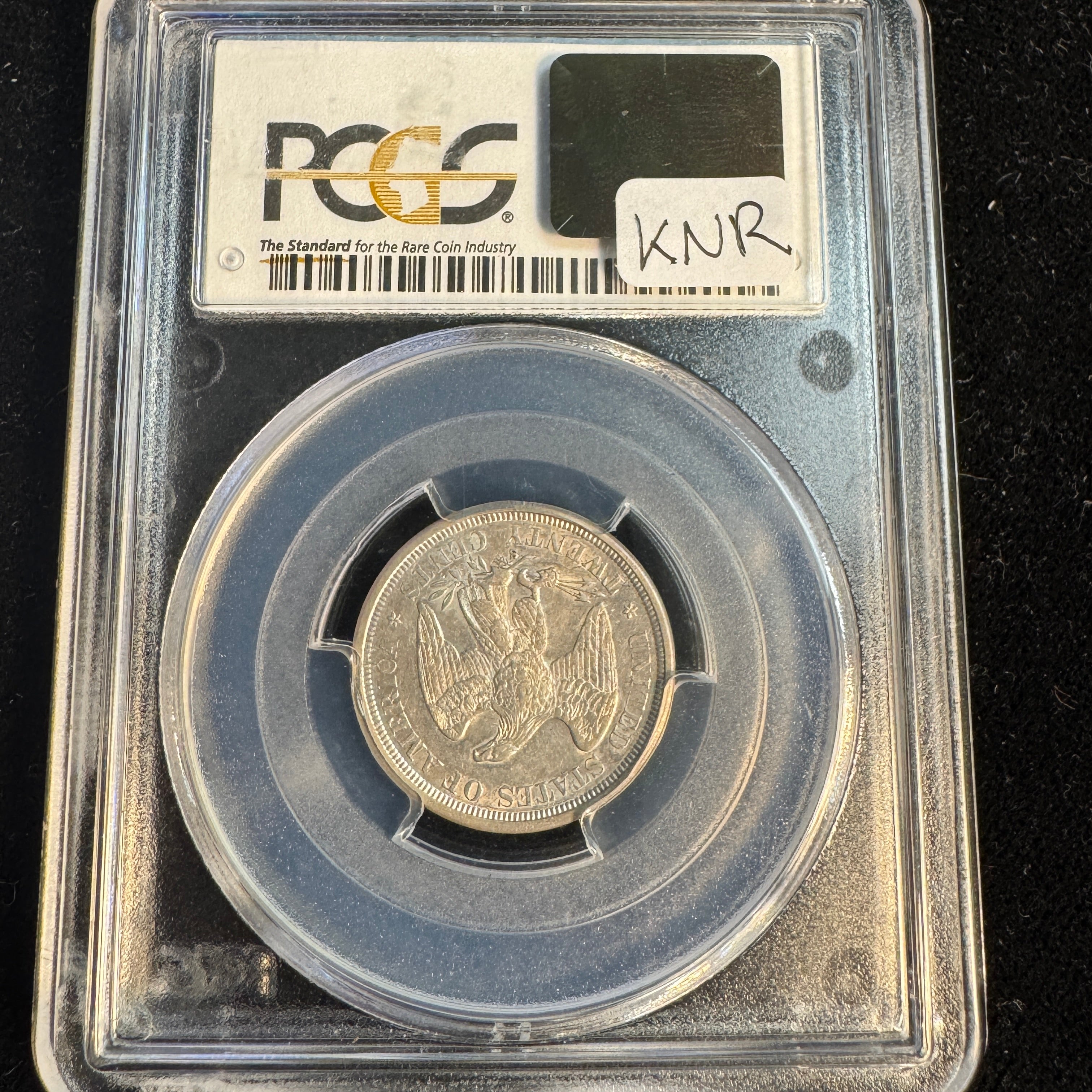 1875-S Twenty Cents 20c, PCGS AU-50