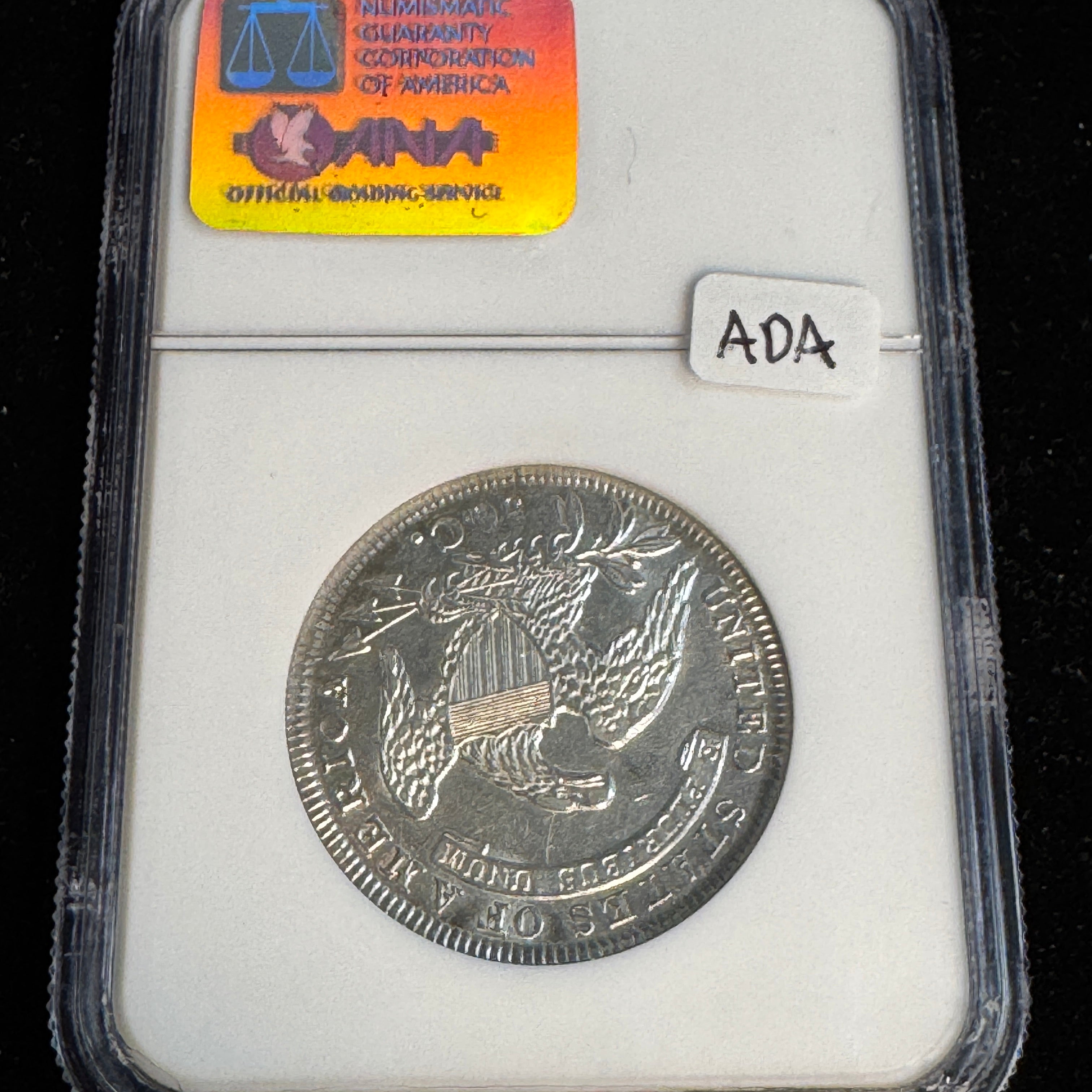 1834 Capped Bust Half Dollar, Lg Date Sm Ltrs, O-106, NGC AU-58