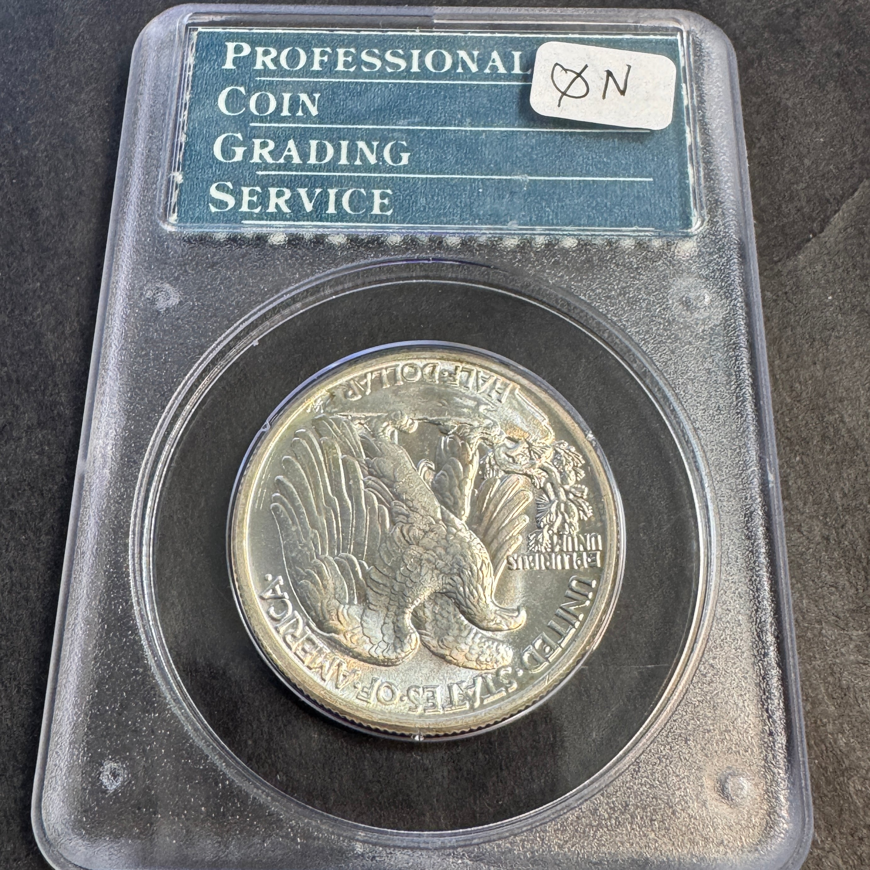 1942 Walking Liberty Half Dollar, Early Rattler PCGS MS-65