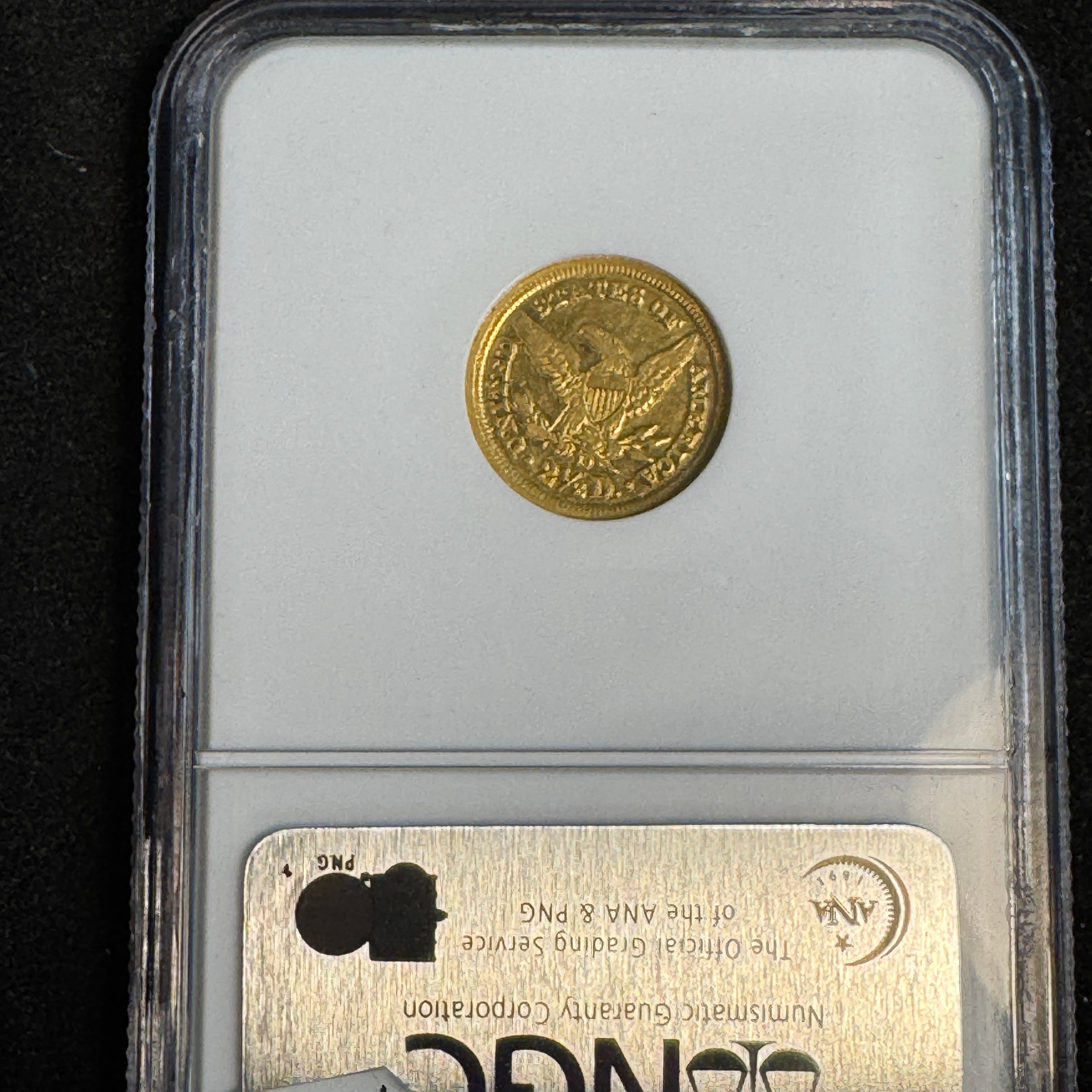 1848-D Liberty Head $2.5 Gold, Dahlonega, NGC AU-53