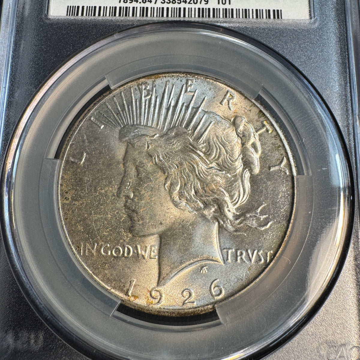 1926 (P) Peace Silver Dollar, CAC MS-64