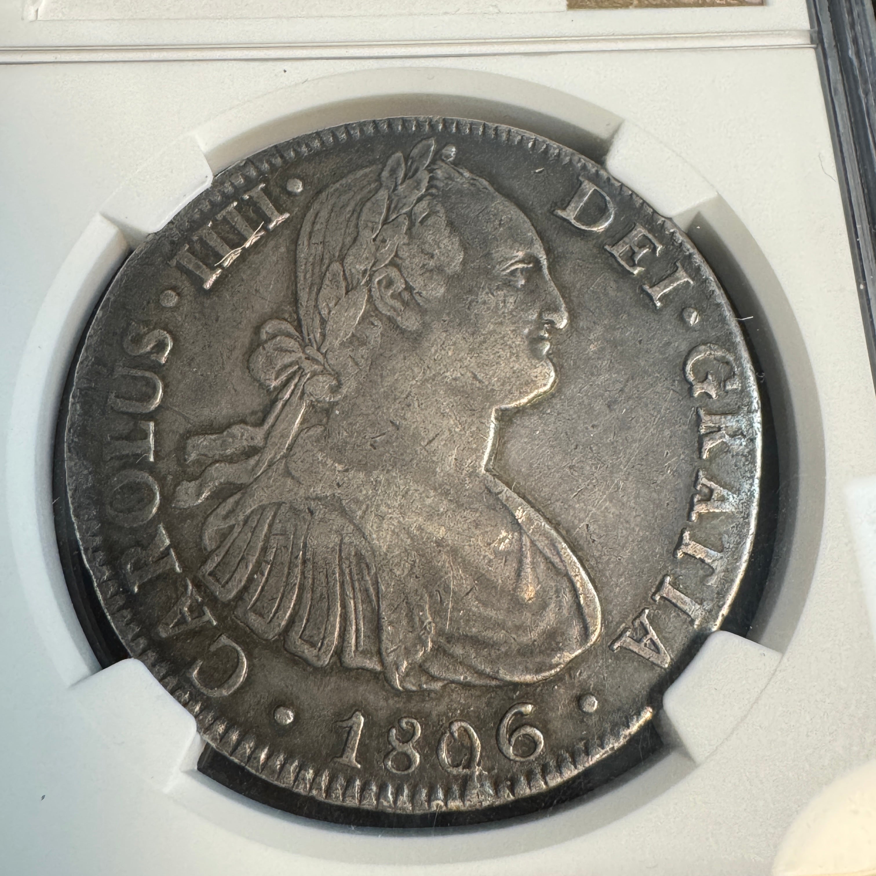 1806 Mo-TH Mexico 8 Reales Charles IV, NGC VF-30