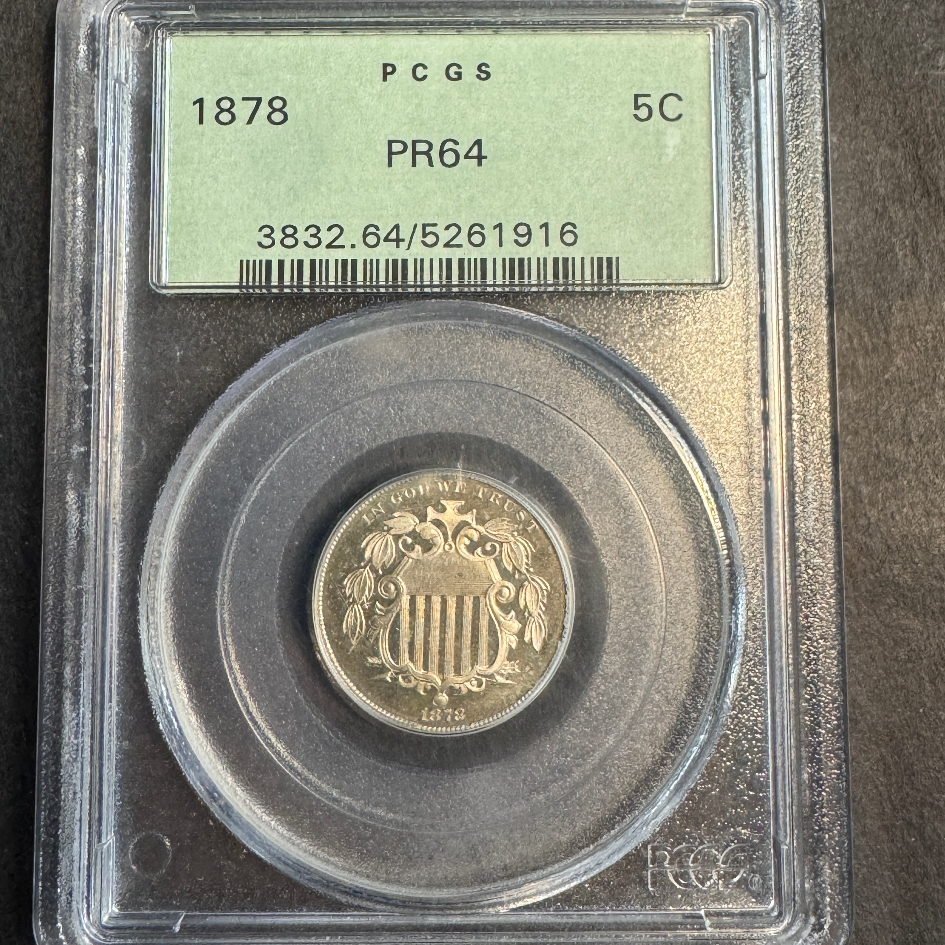 1957-Mo Mexico Constitution Centennial 10 Pesos, PCGS MS-64