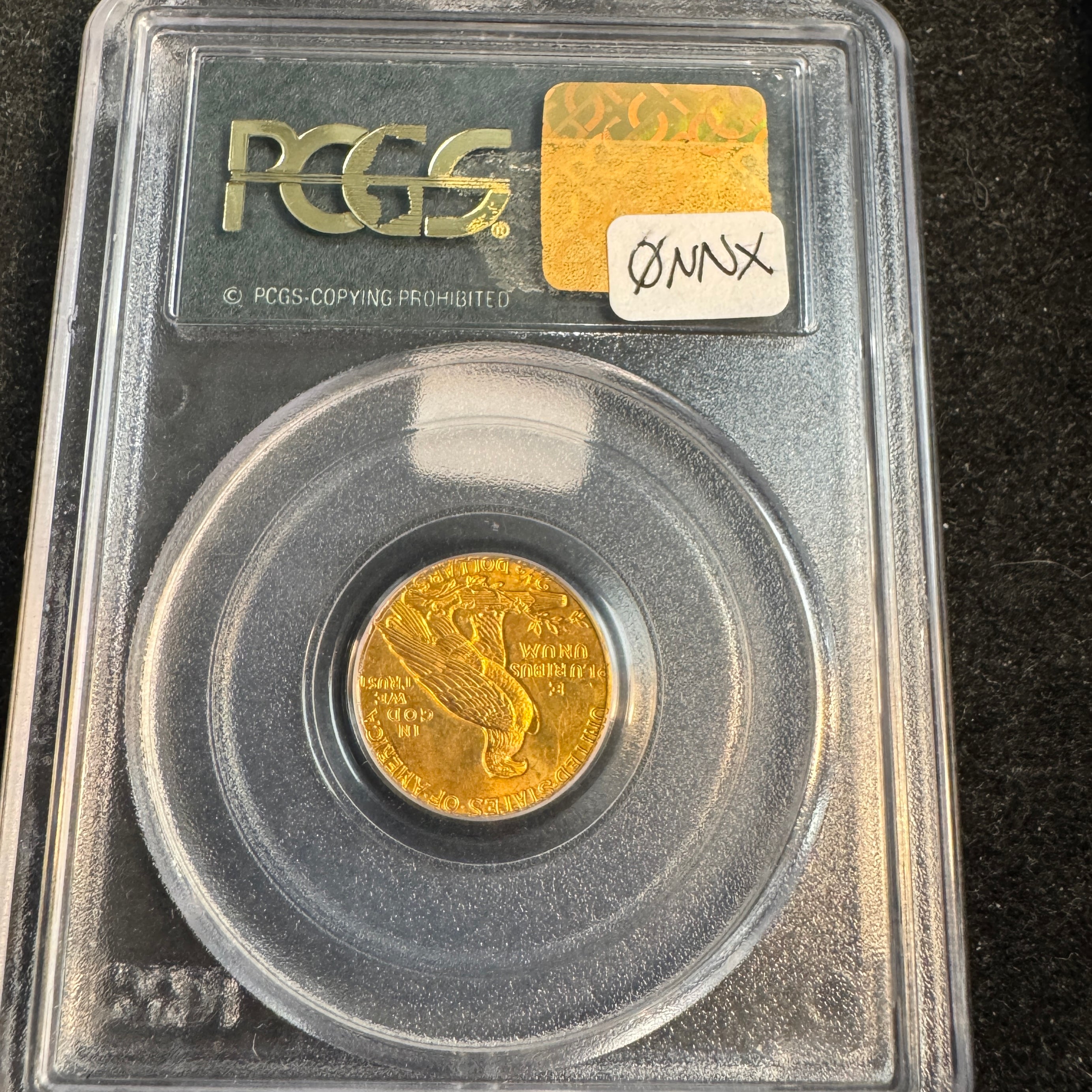 1927 (P) Indian $2.5 US Gold, PCGS MS-63