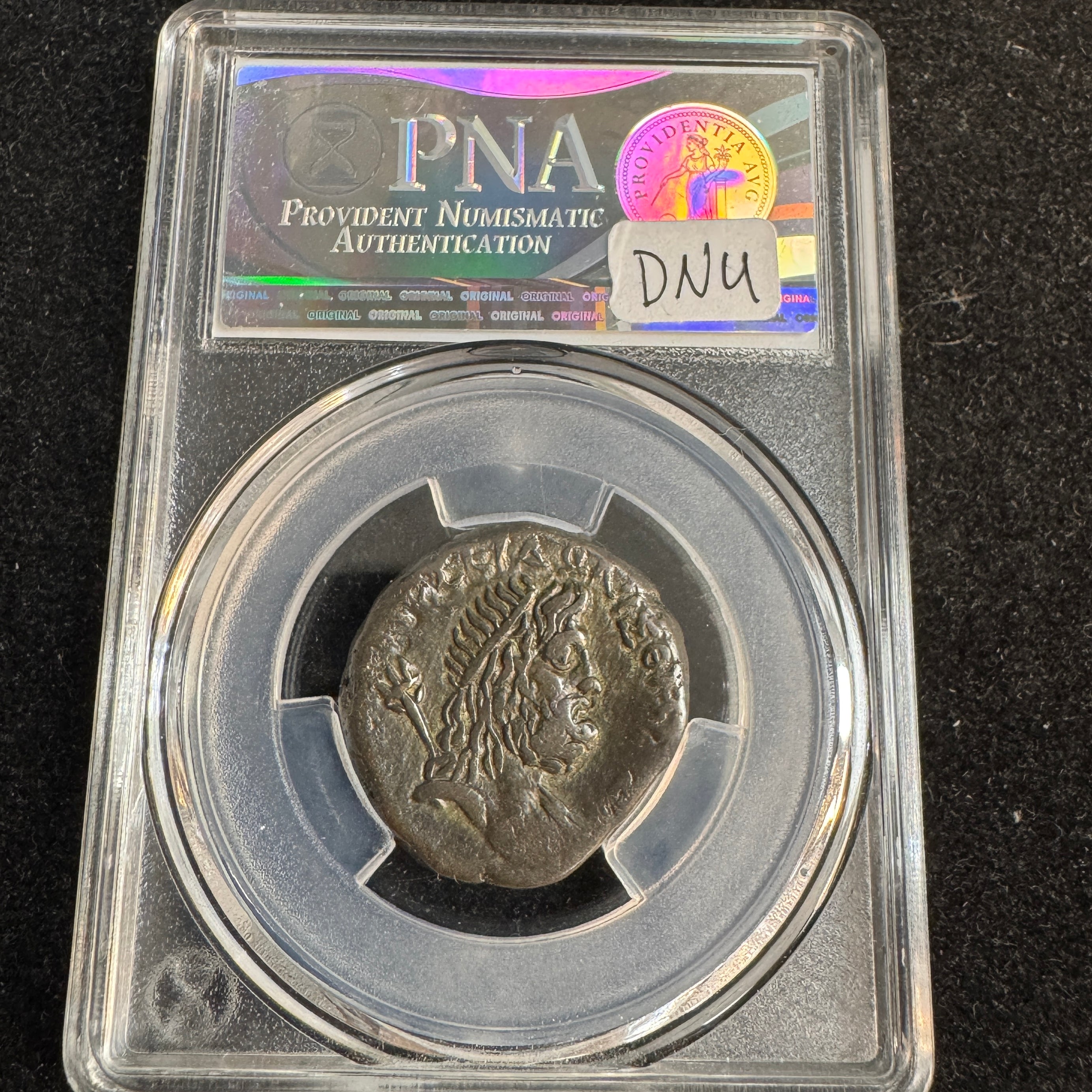 Nero (54-68 AD) Roman Egypt BI Tetradrachm, Alexandria RY 13 (66/7 AD) RV: Poseidon Isthimos - PNA XF
