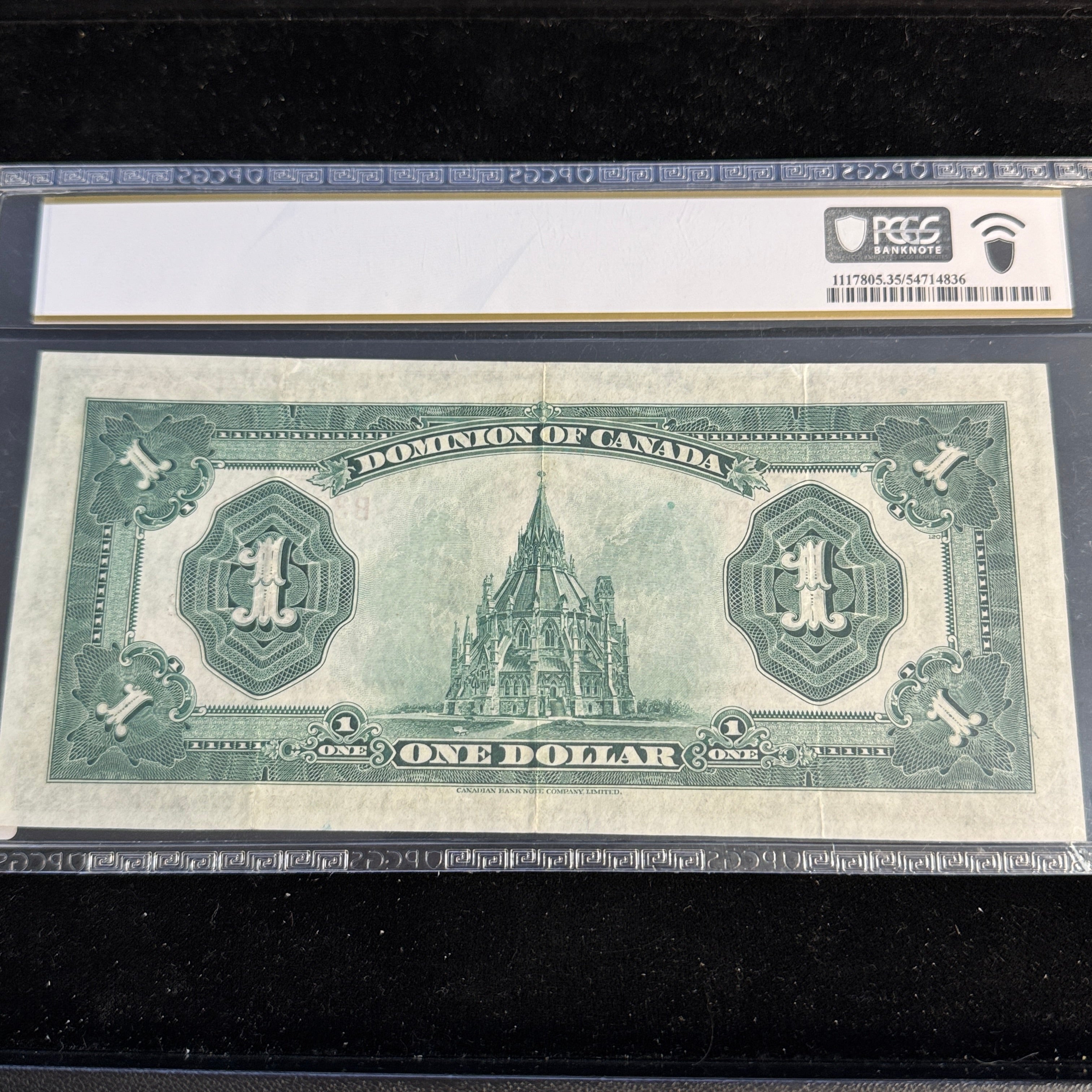 1923 Canada $1 One Dollar P#33i, McCavour/Saunders, PCGS Choice VF 35 PPQ