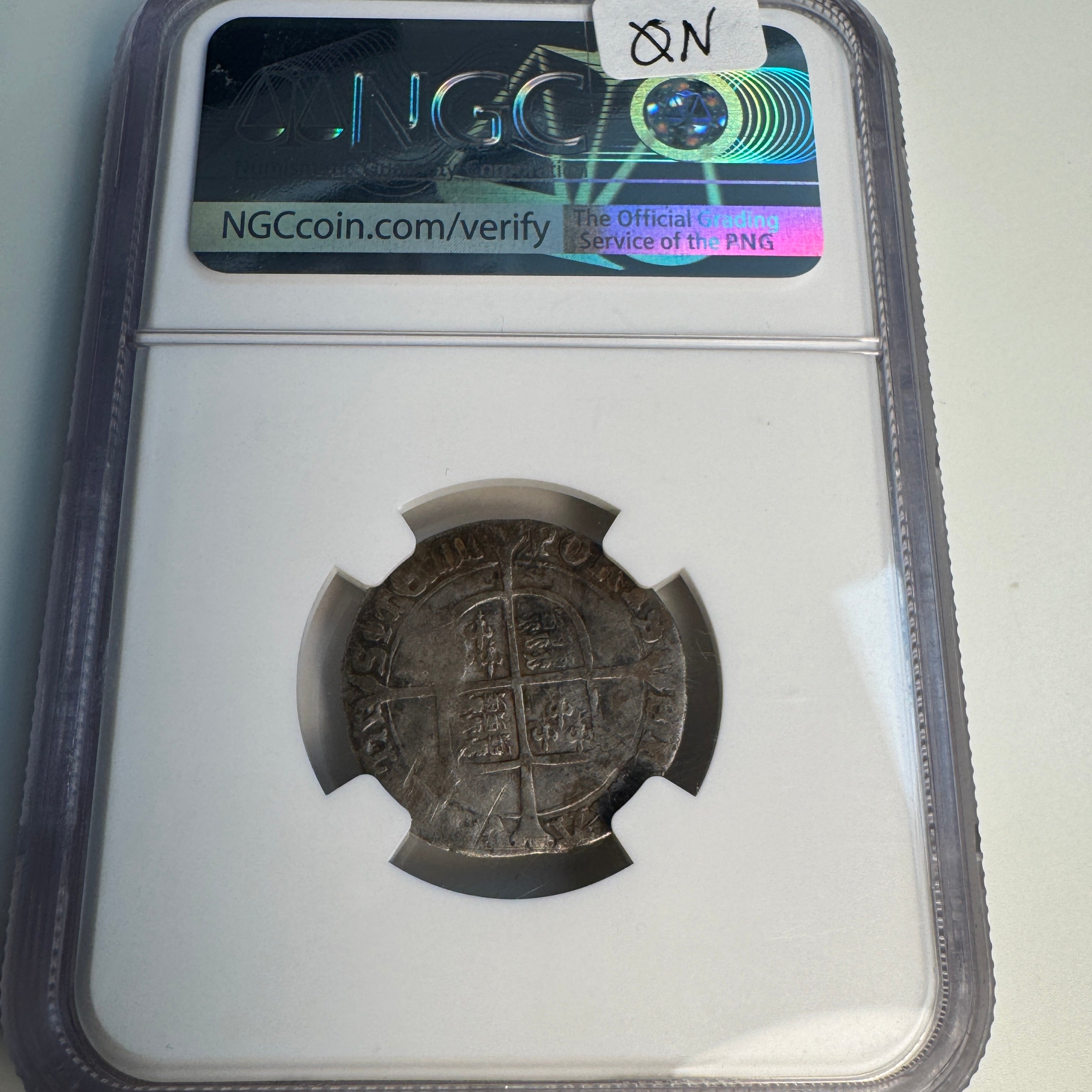 (1553-54) Queen Mary, England AR 4 Pence / Groat, Sp#2492, NGC VG Details 🏴󠁧󠁢󠁥󠁮󠁧󠁿