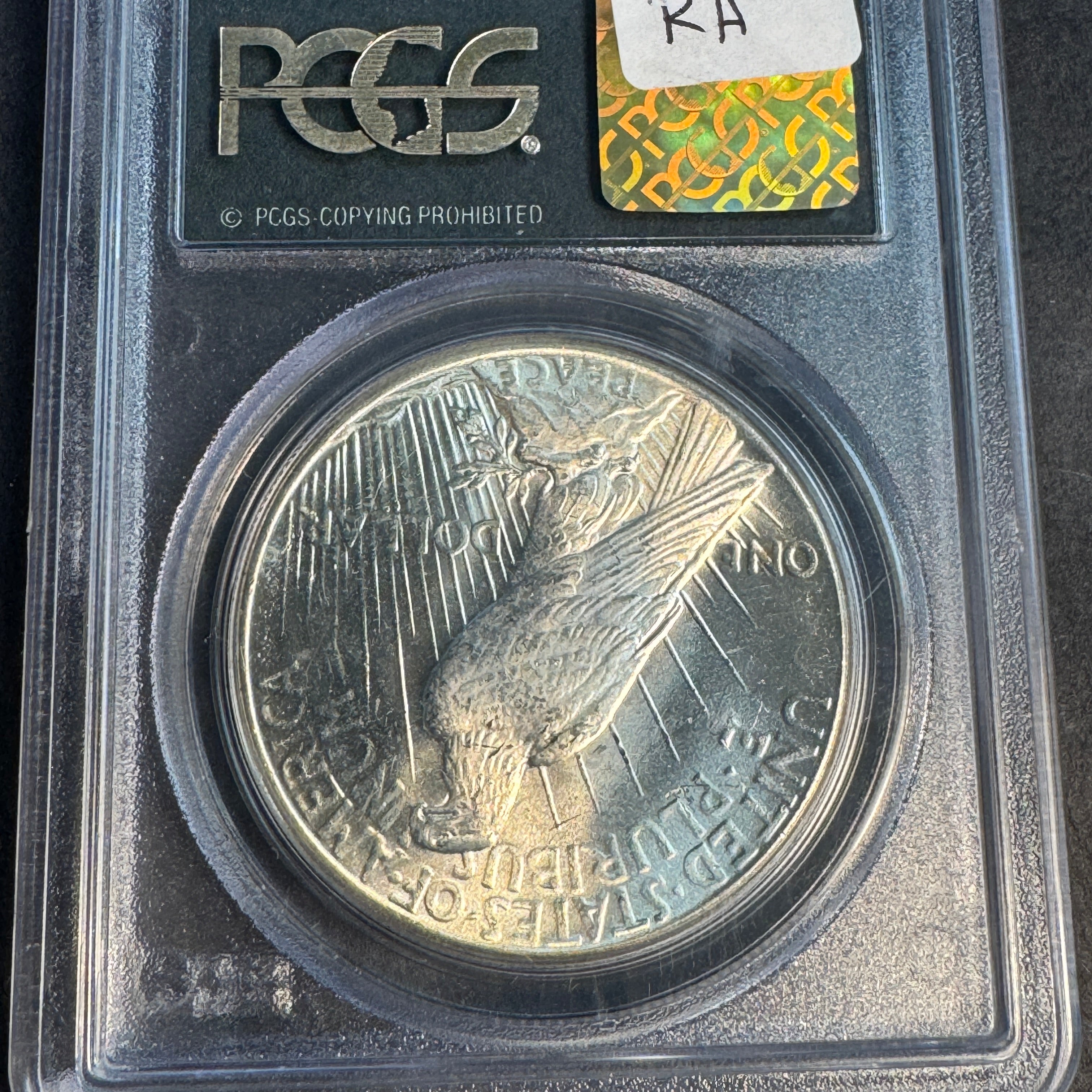 1925 (P) Peace Silver Dollar, “Old Green” PCGS MS-64