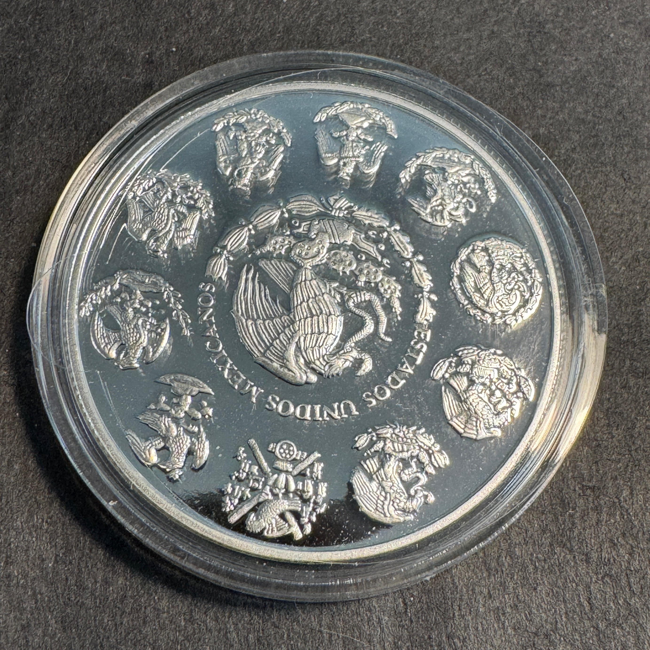 PROOF 2024 Mo Mexico Libertad 1 Onza Plata Pura, Original Capsule, Mtg 18,500 🇲🇽