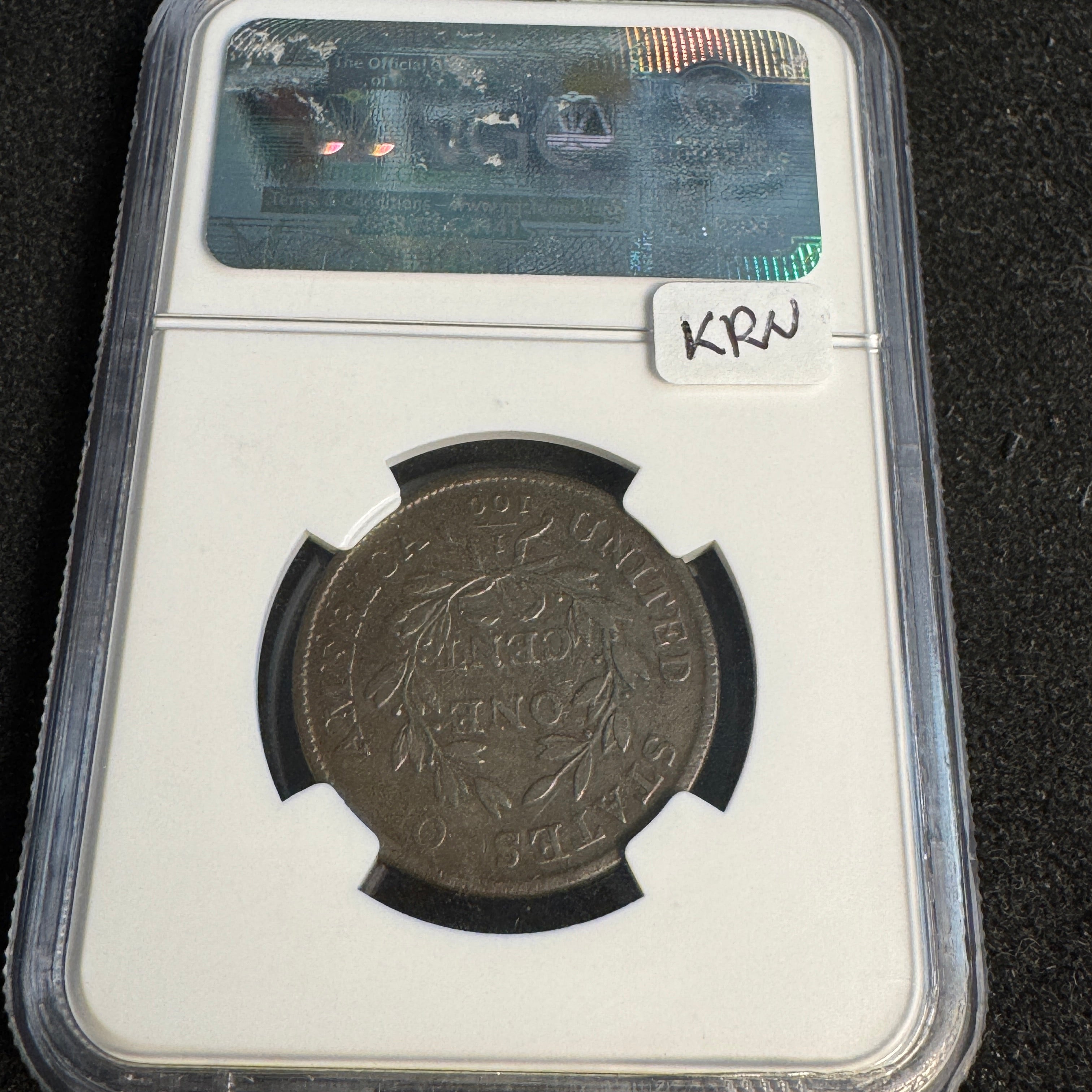 1803 Draped Bust Cent 1C, NGC VF-20 BN
