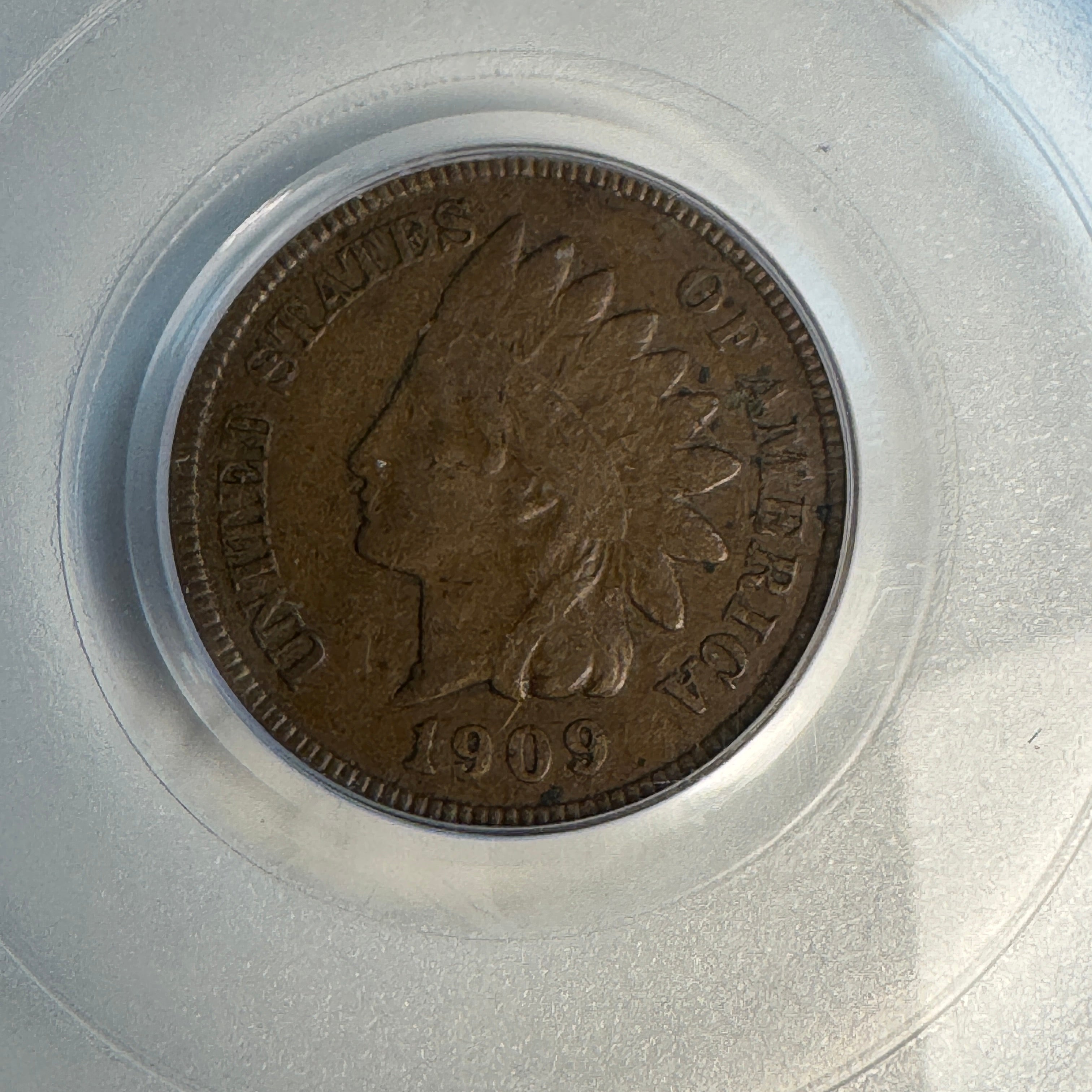1909-S Indian Head Cent 1C, OGH PCGS XF-40