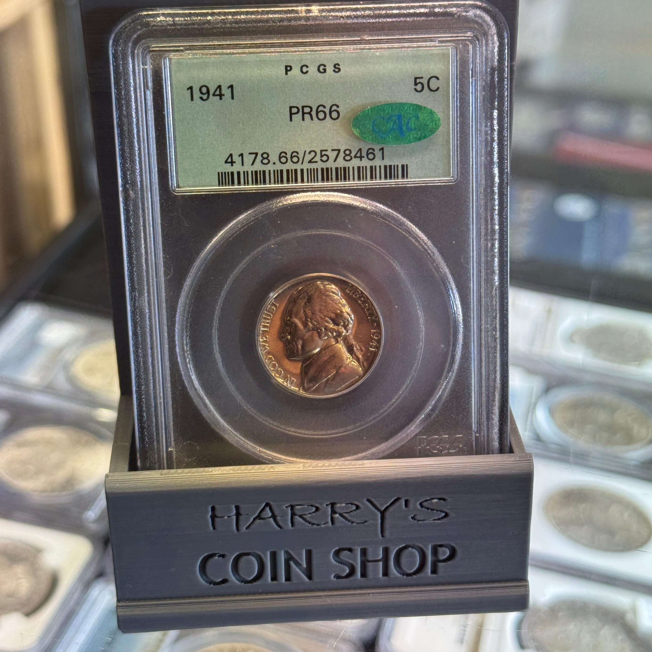 Harry’s Custom Single Slab Polymer Display Rack