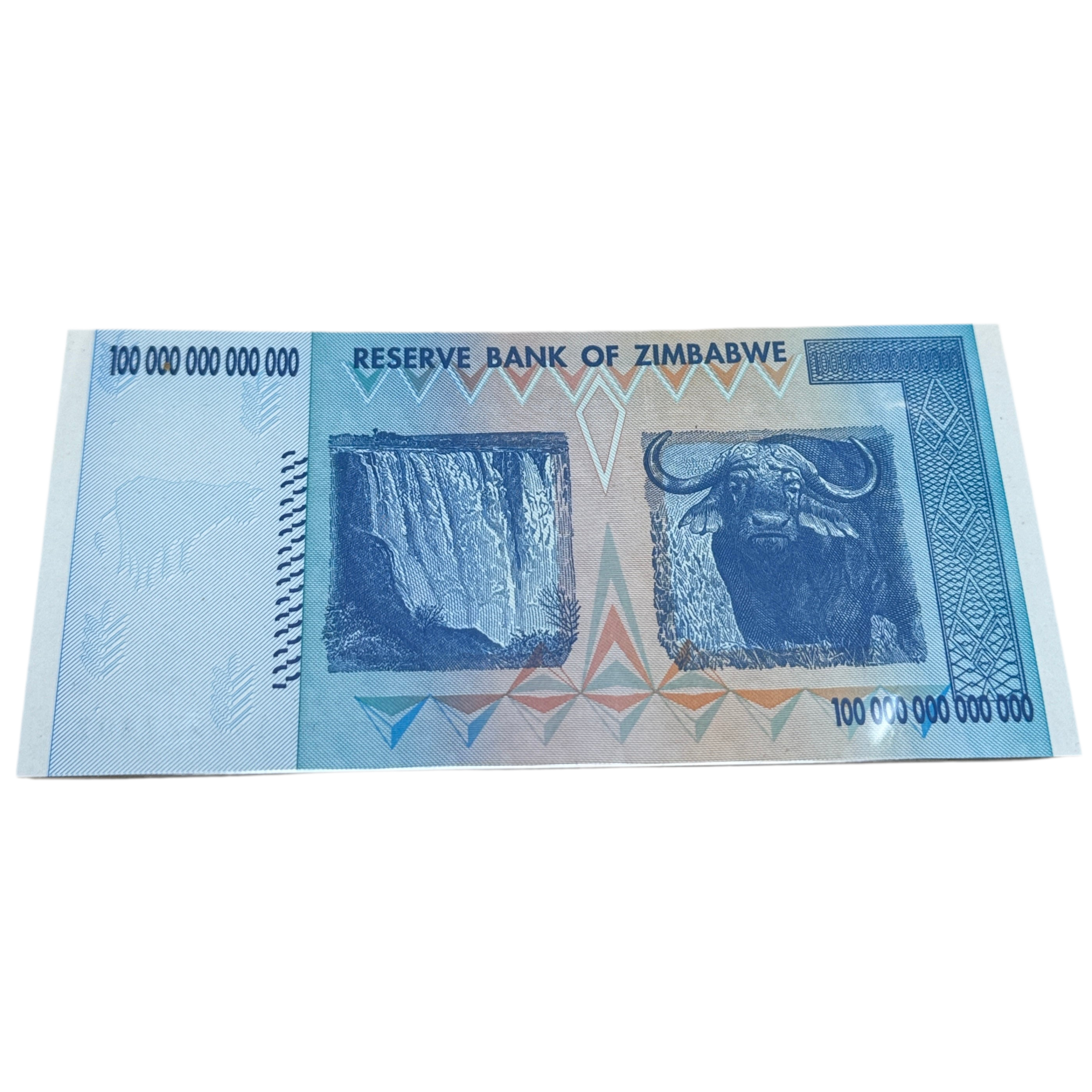 2008 Zimbabwe $100 Trillion Dollars Banknote UNC