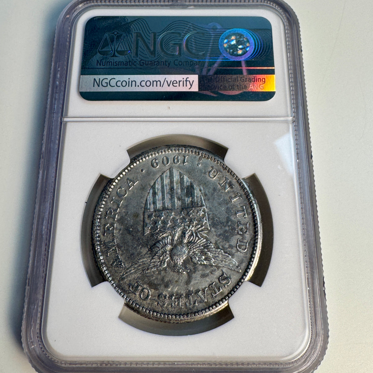 1909-S US Philippines AR Peso NGC Genuine - WWII Manila Bay Salvage 🇺🇸🇵🇭