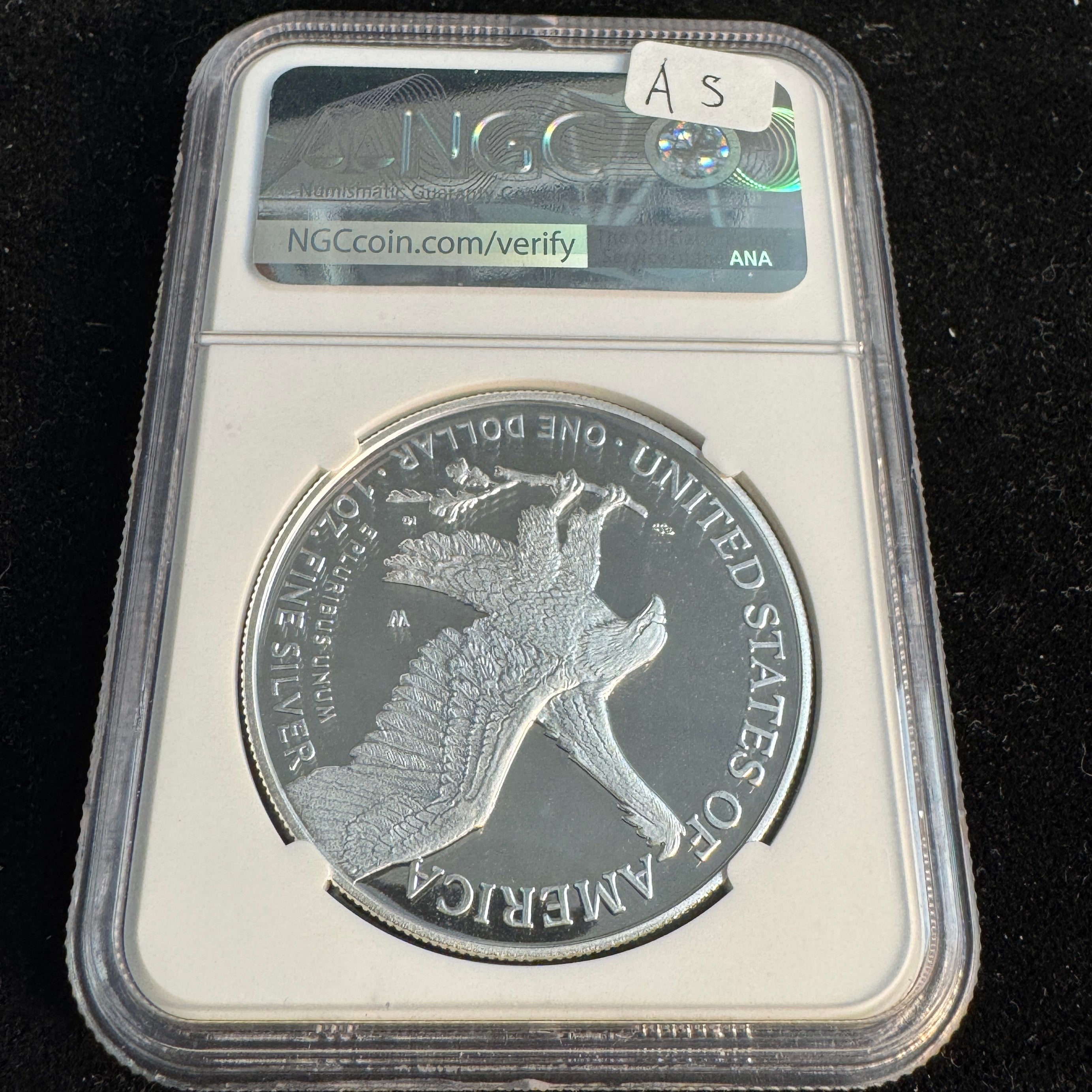 2021-W Proof Silver Eagle, Early Releases NGC PF-69 Ultra Cameo, Type 2