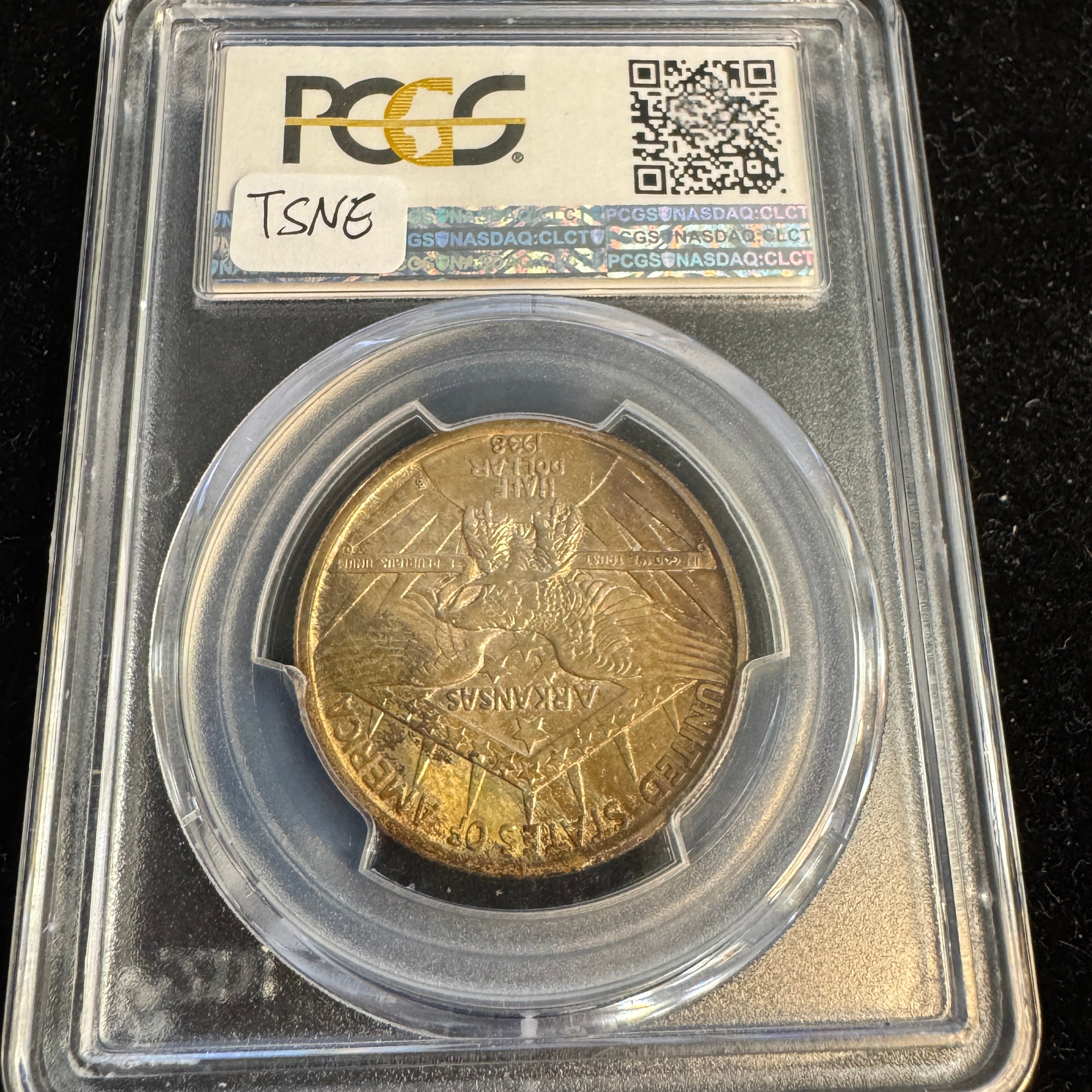 1938-S Arkansas Commemorative Half Dollar, PCGS MS-66