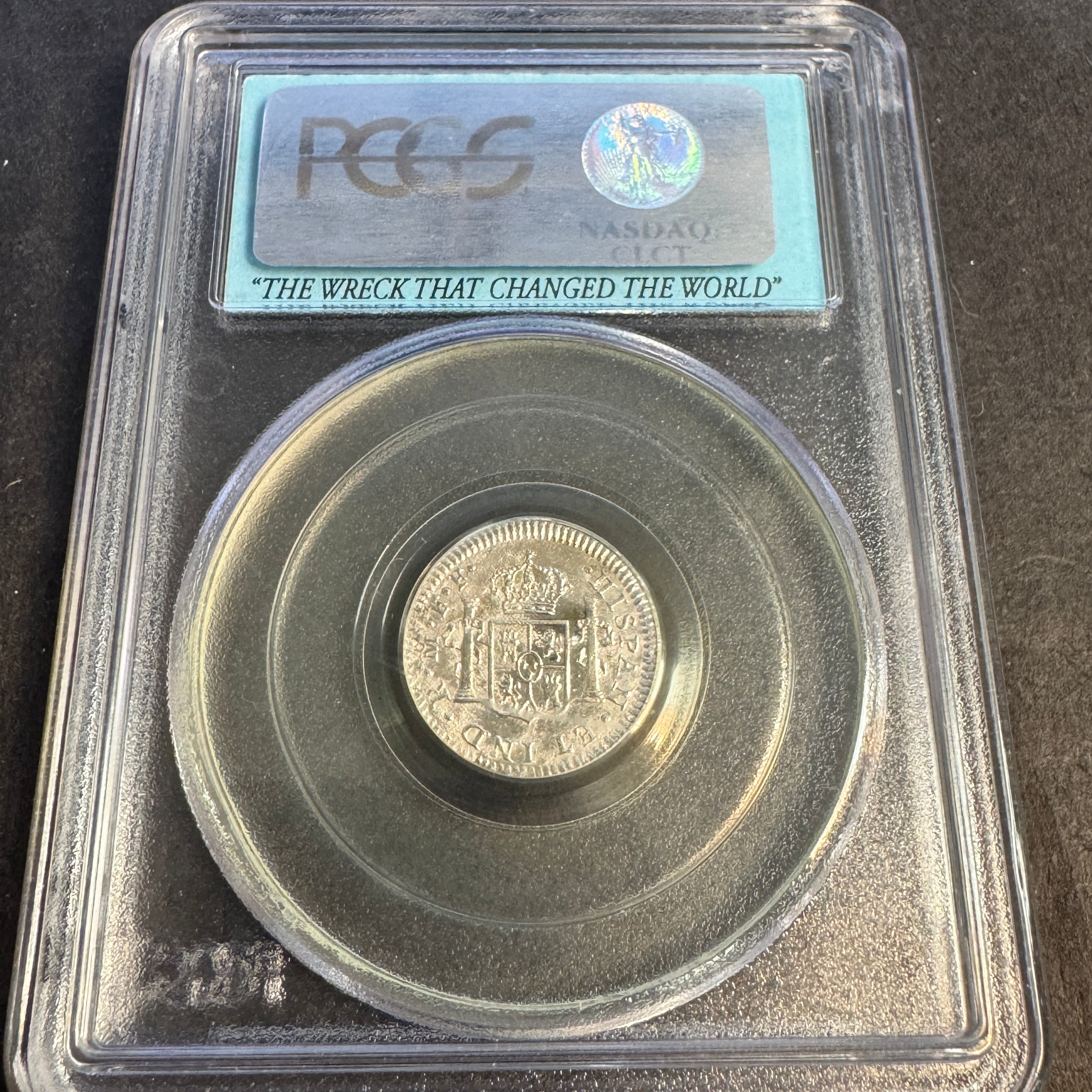 1783 Spanish Mexico 1/2 Real silver, Charles III, EL CAZADOR Shipwreck Treasure, PCGS Prime Select ⚓️