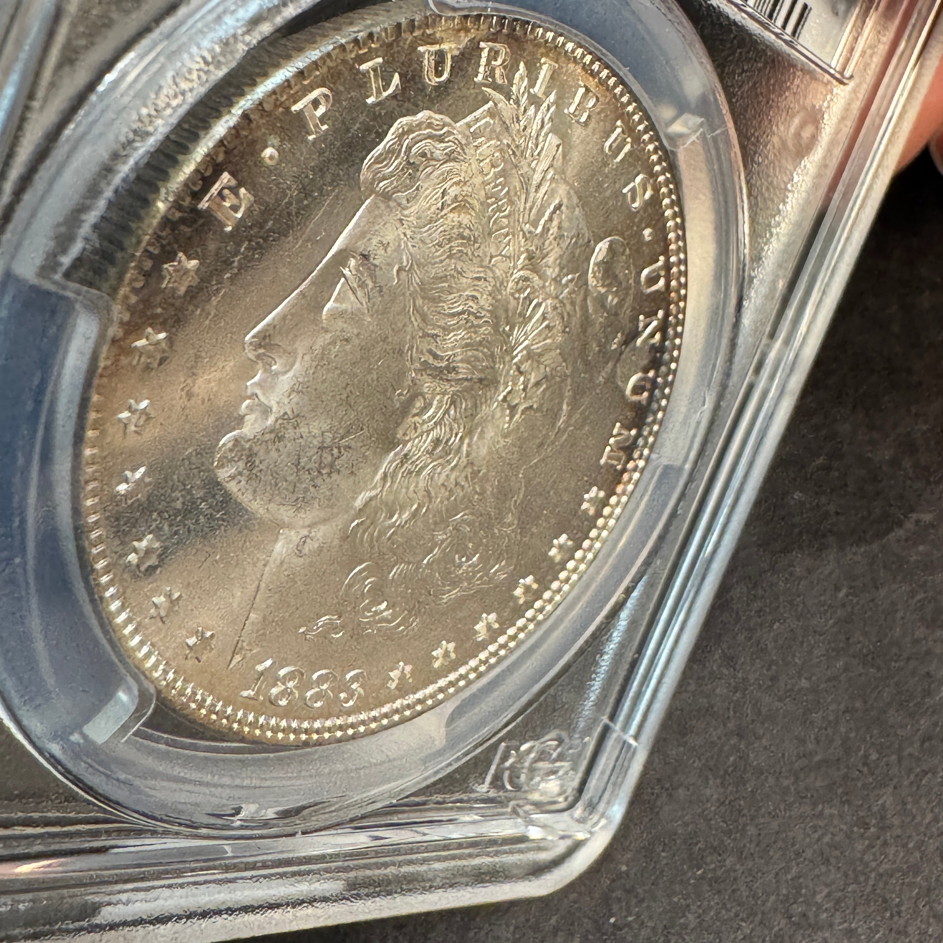 1883 Morgan Silver Dollar, PCGS MS-64 PL, Prooflike! Green CAC Approved 🟢