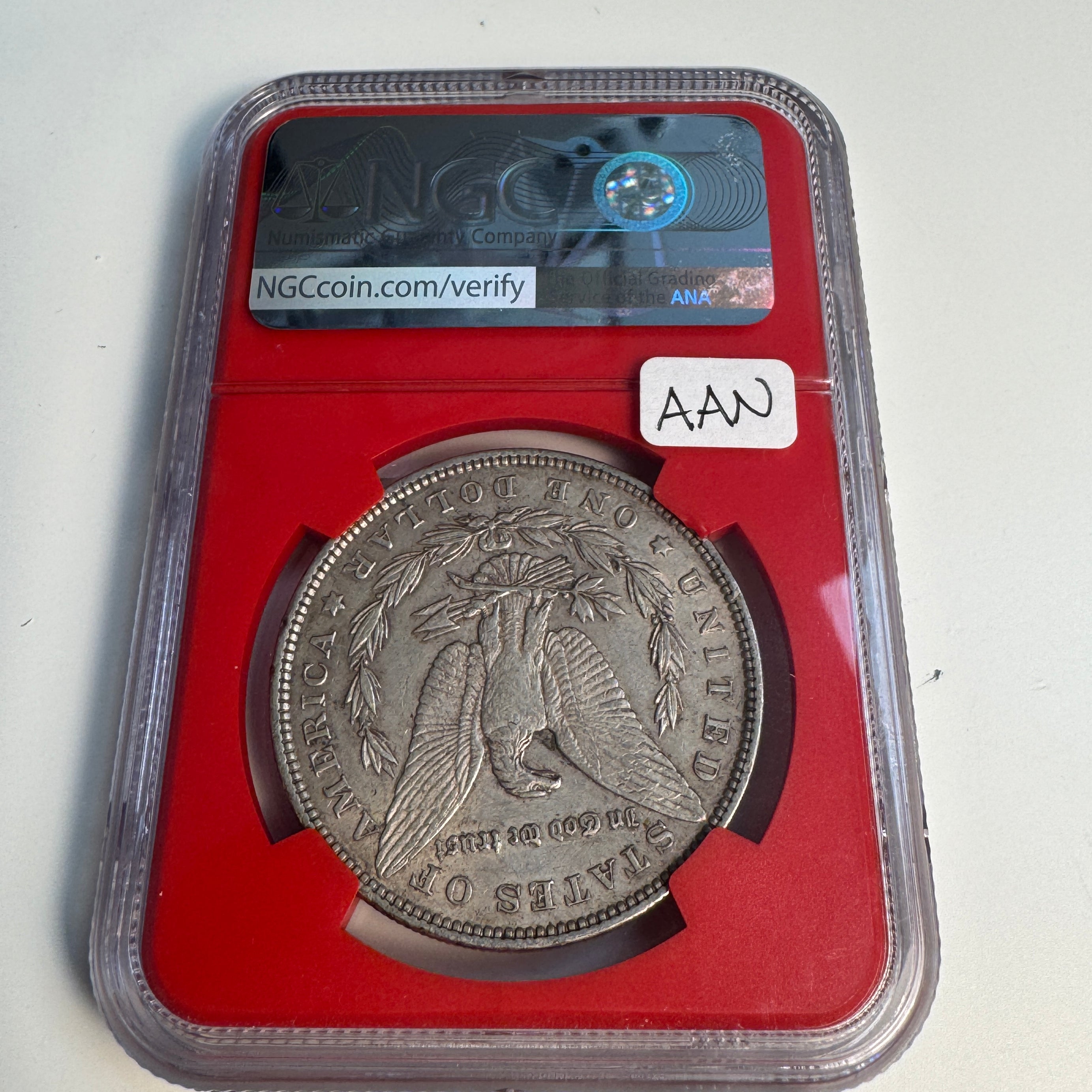 1893 Morgan Silver Dollar - Vaultbox NGC XF-40