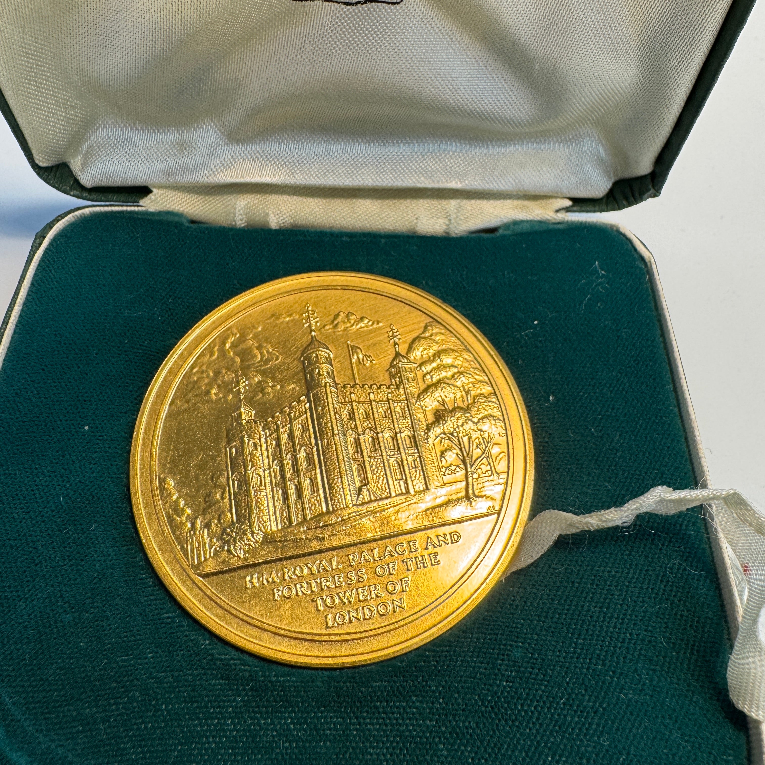 1972 Her Majesty’s Tower of London Royal Mint Bronze Medal in Original Box