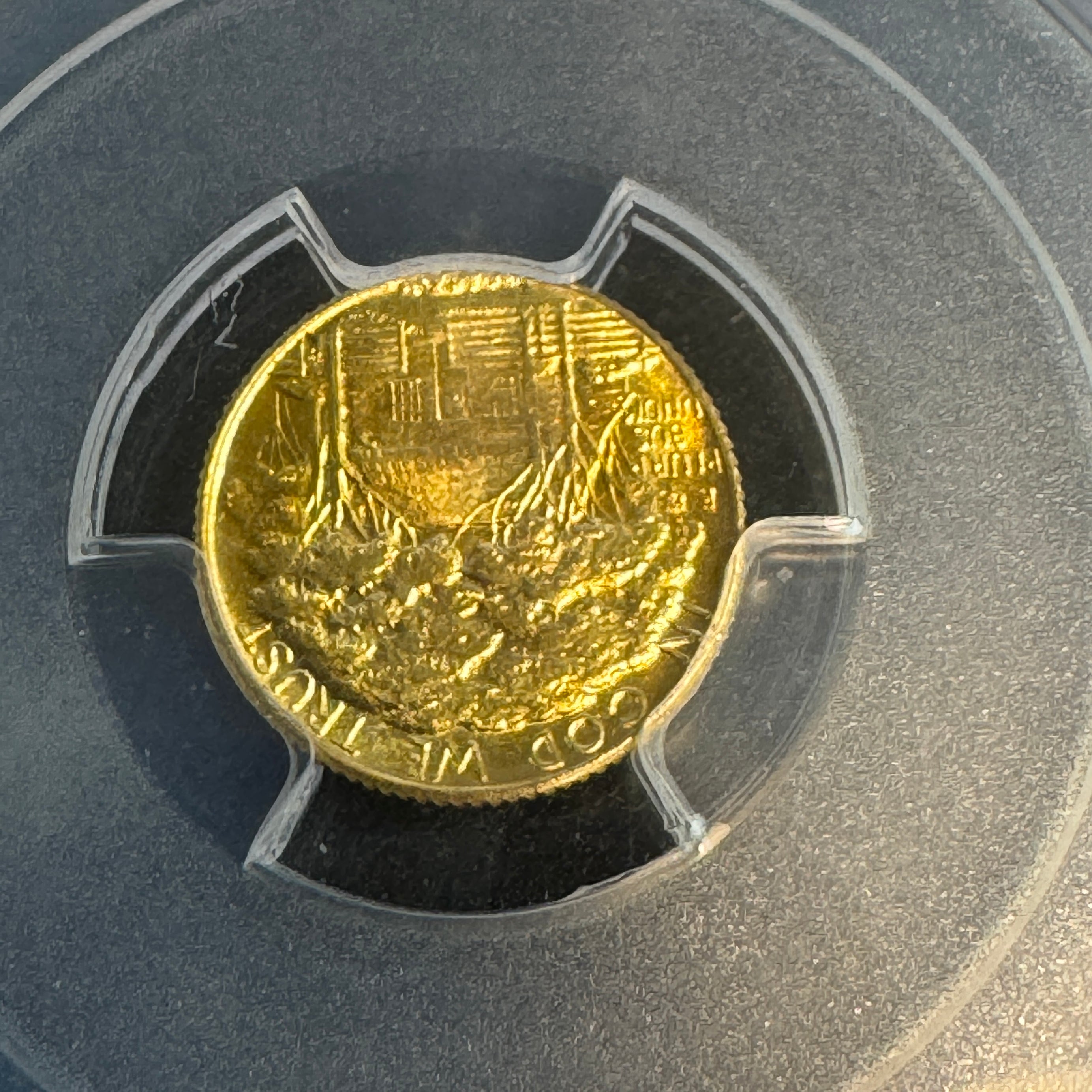 1922 Grant Commemorative Gold $1, No Star, PCGS MS-67 Green CAC Approved