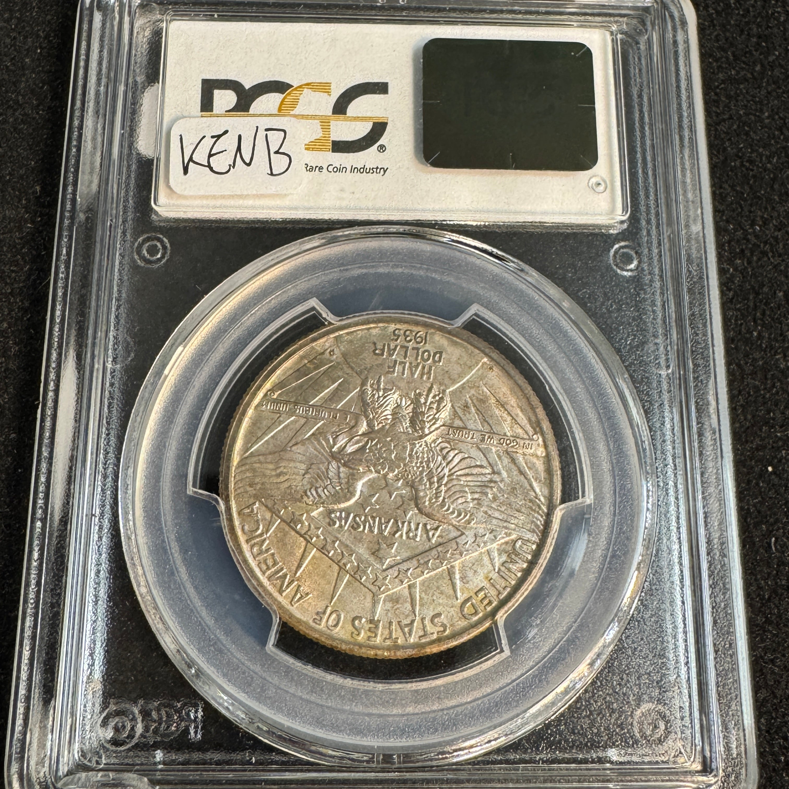 1935-D Arkansas Commemorative Half Dollar, PCGS MS-66