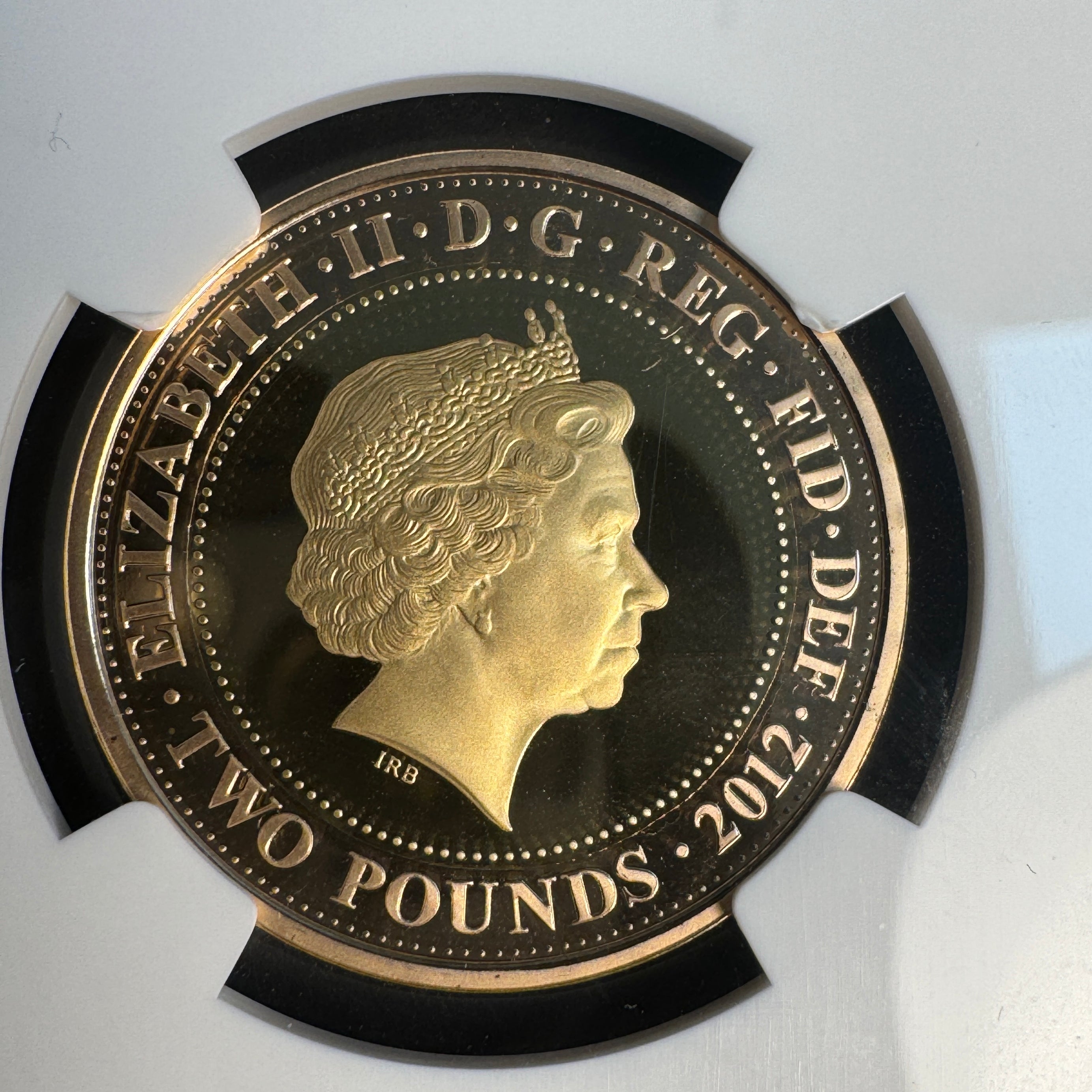 2012 Great Britain Gold £2, 2 Pounds Rio Olympics Baton Handover, NGC PF-70 Ultra Cameo, One of First 100 Struck 🇬🇧