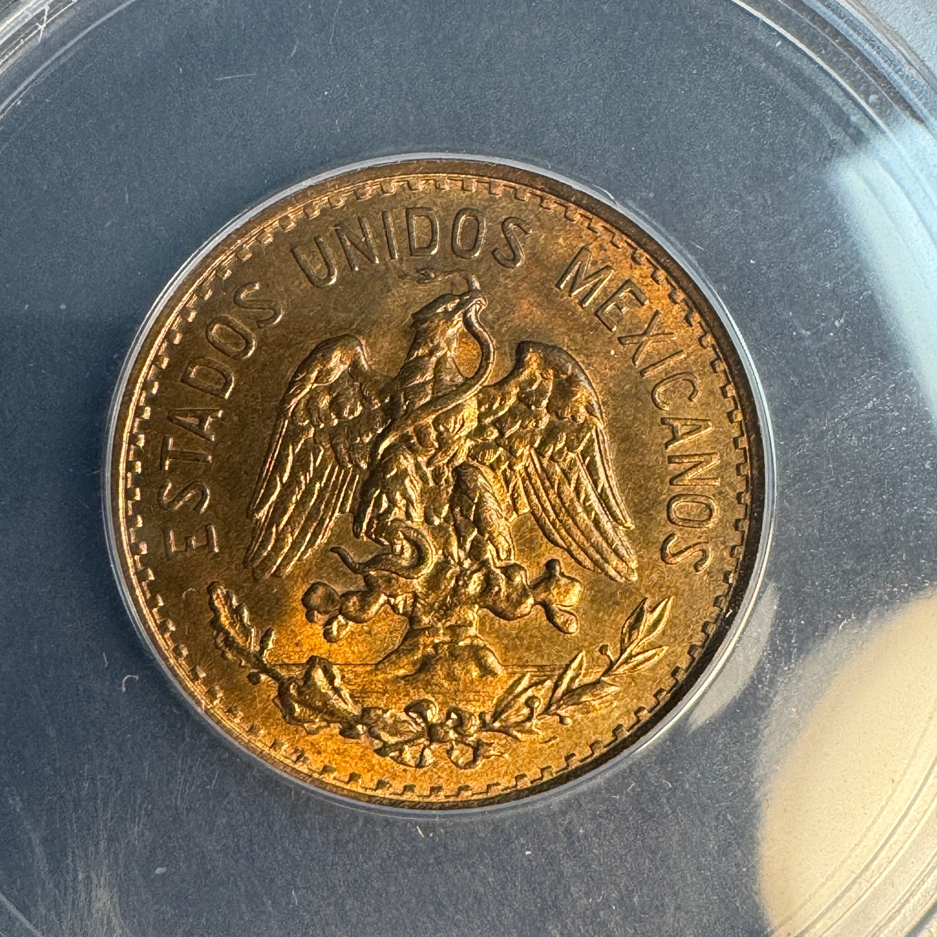 1939-Mo Mexico 2 Centavos ANACS MS-64 RB 🇲🇽