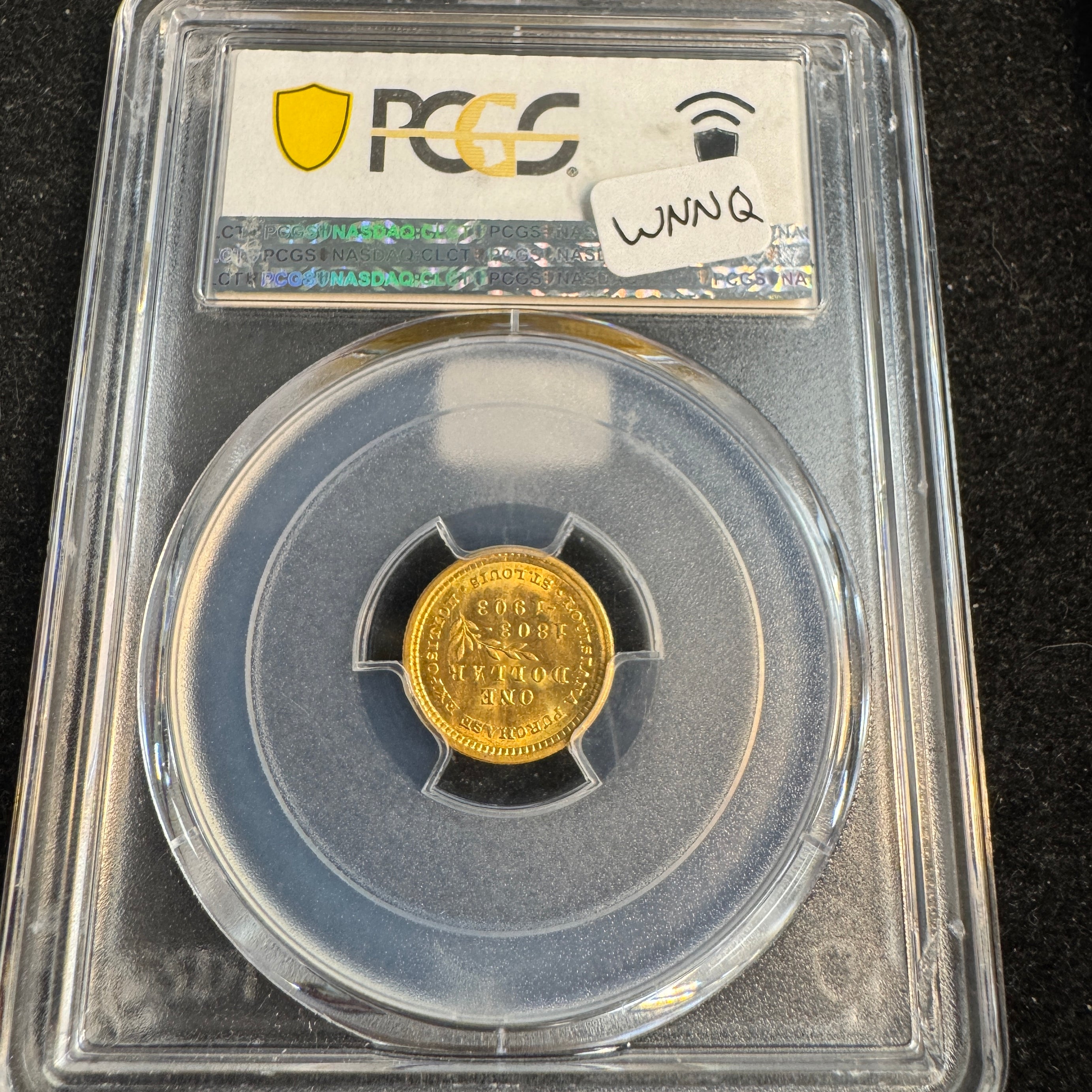 1903 Jefferson Louisiana Purchase Exposition $1 Gold, PCGS MS-64