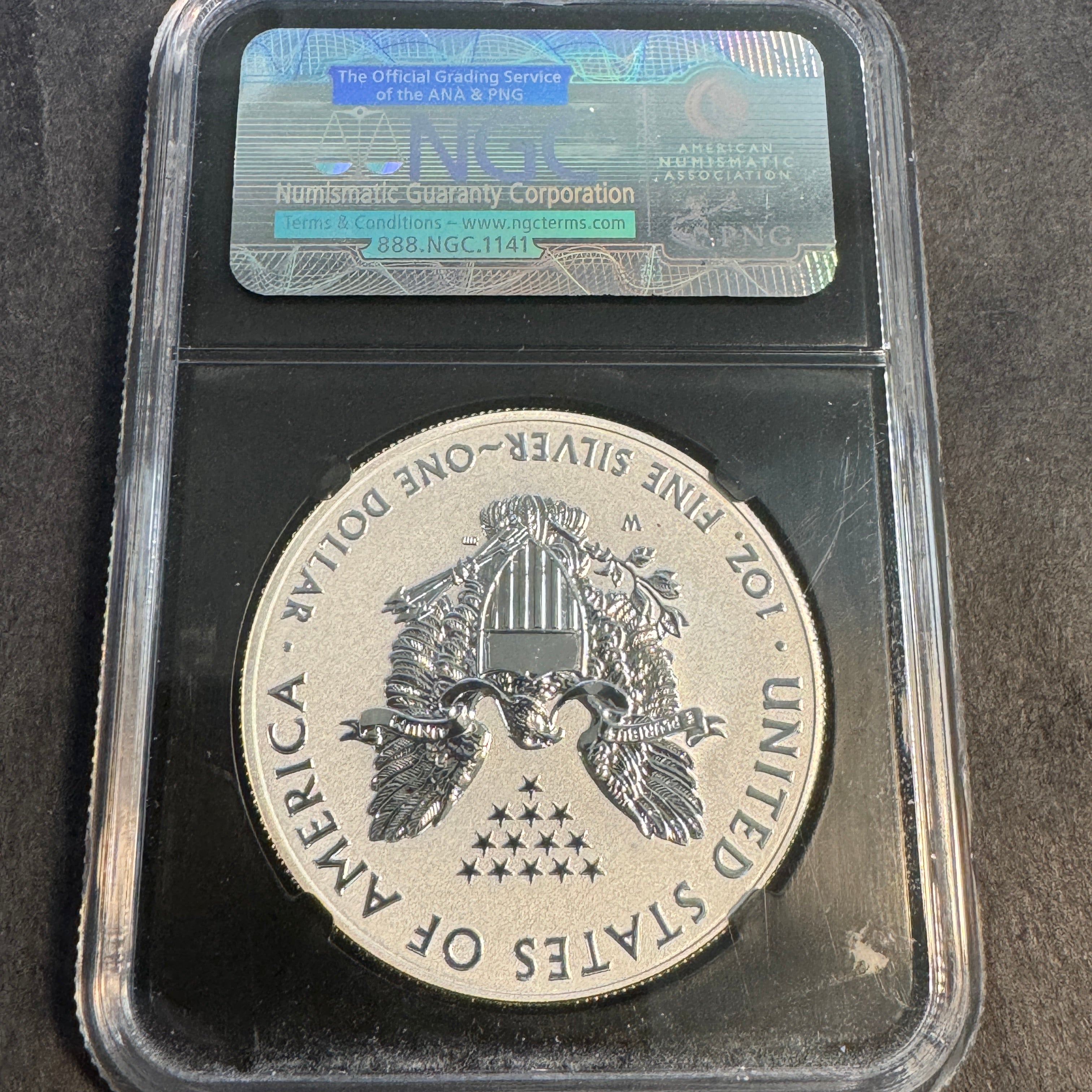 2013-W West Point Reverse Proof Silver Eagle $1, Early Releases, PCGS PF-70