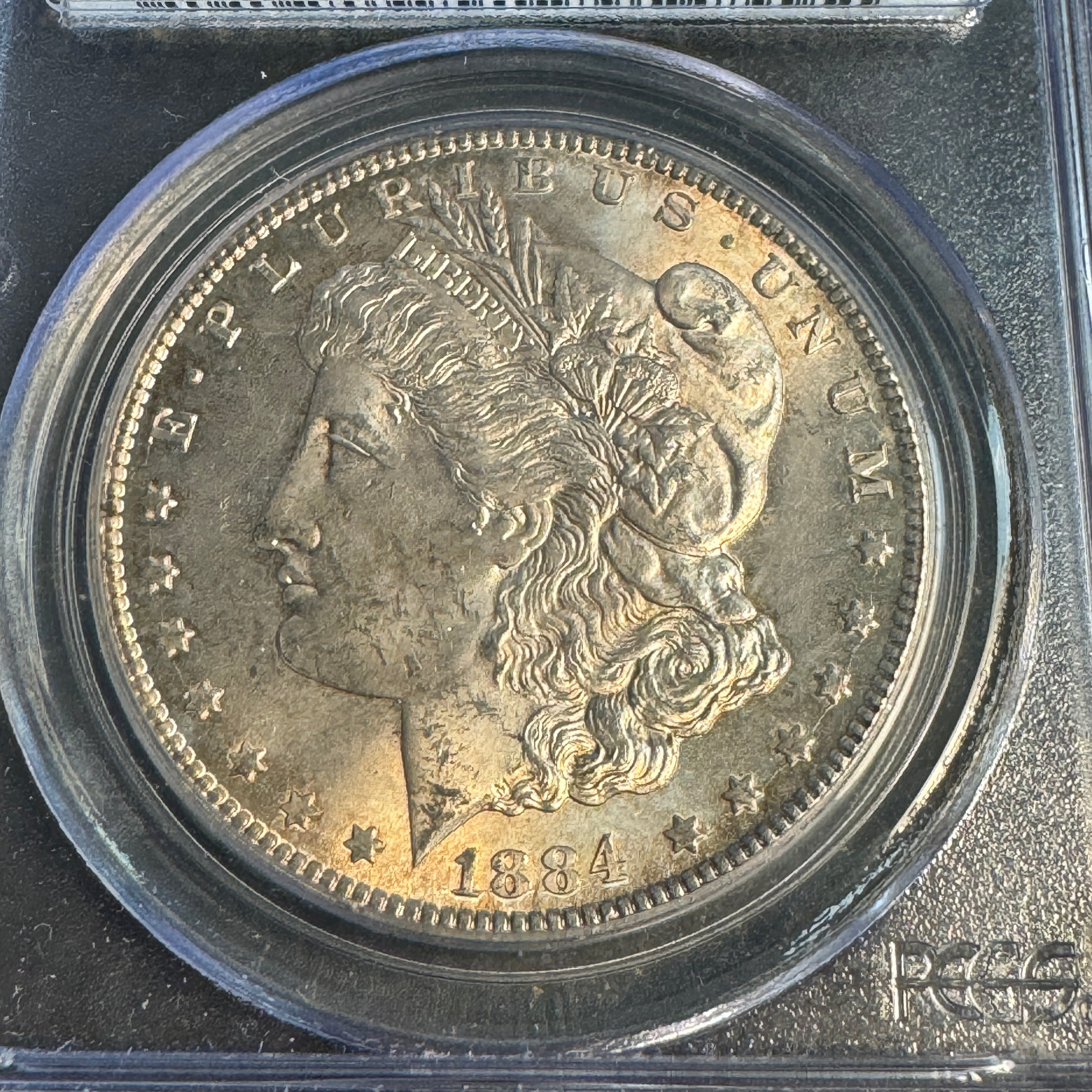1884-CC Morgan Silver Dollar Carson City US $1, PCGS MS-63
