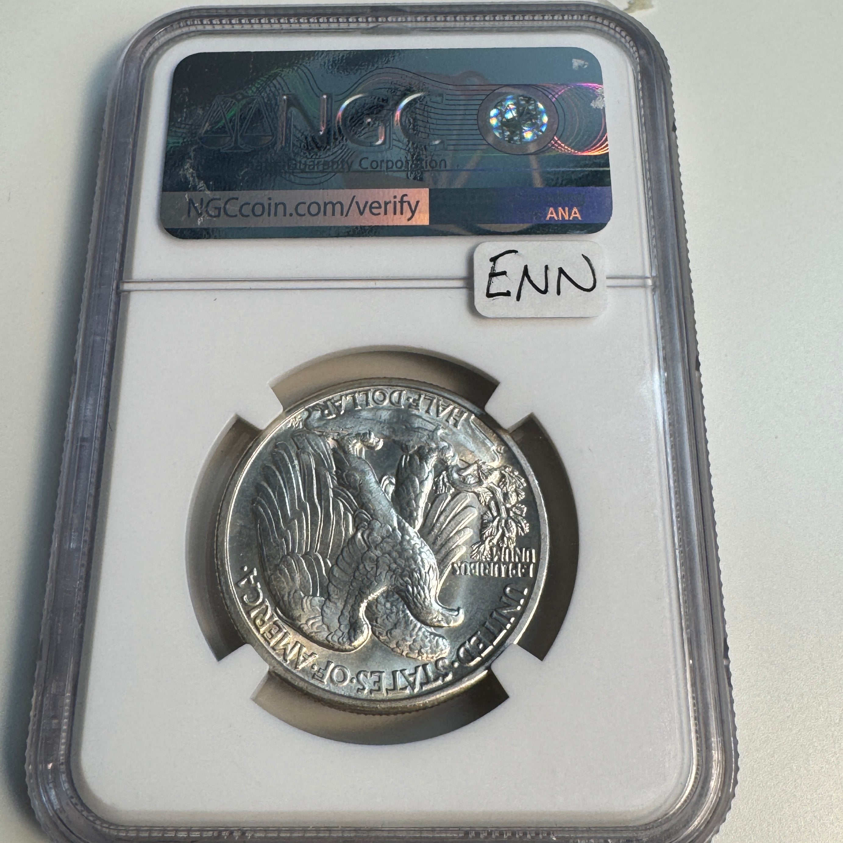 1944-D Walking Liberty Half Dollar, NGC MS-64