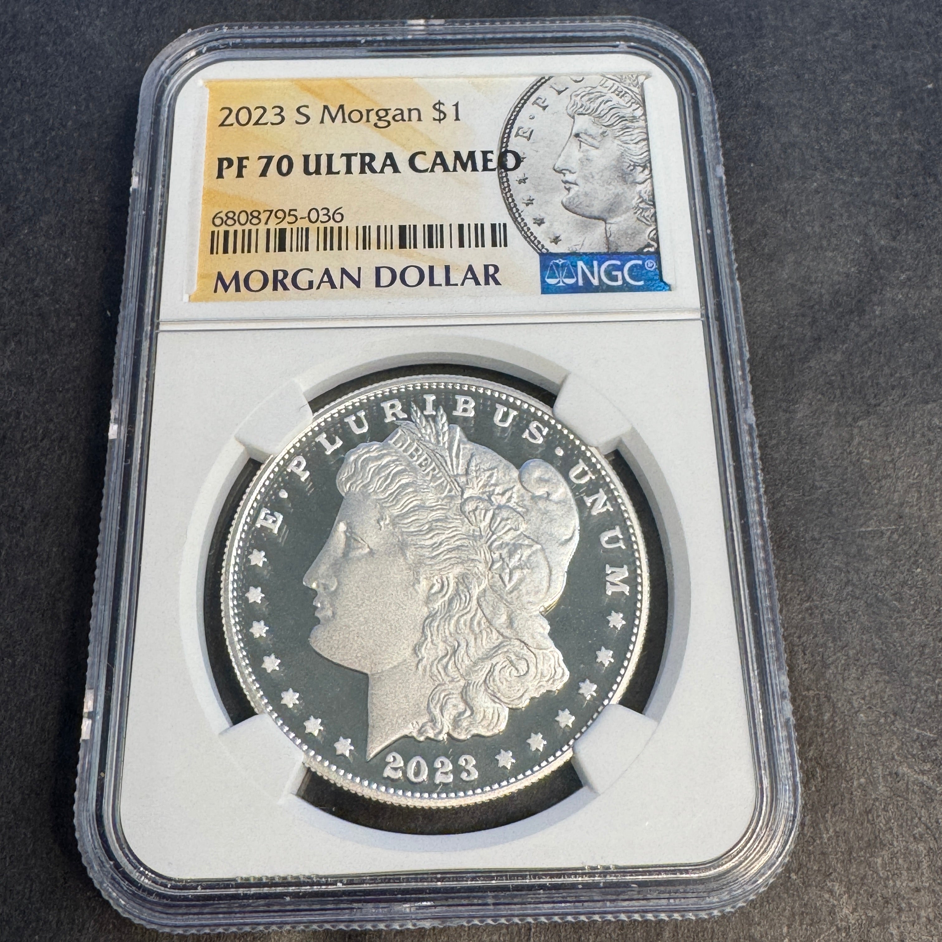 2023-S Morgan Silver Dollar $1 Proof, NGC PF-70 Ultra Cameo