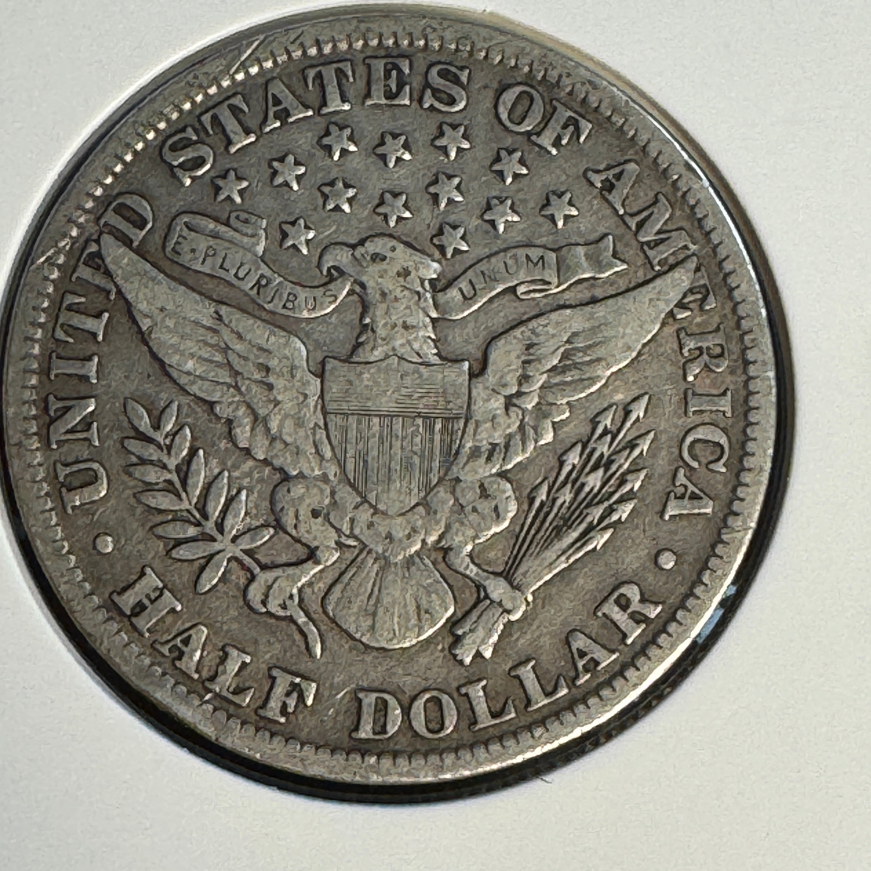 1897 (P) Barber Half Dollar US 50c, VF