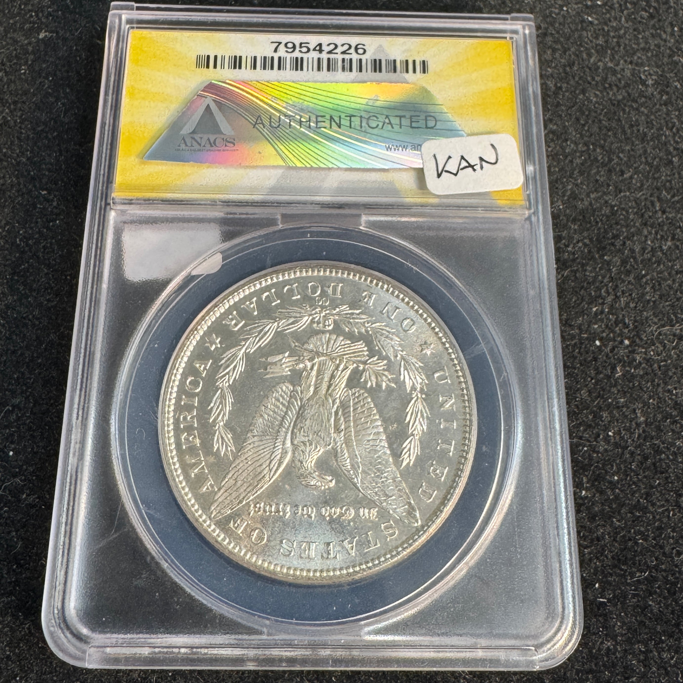 1883-CC Morgan Silver Dollar, ANACS MS-62 Cameo PL