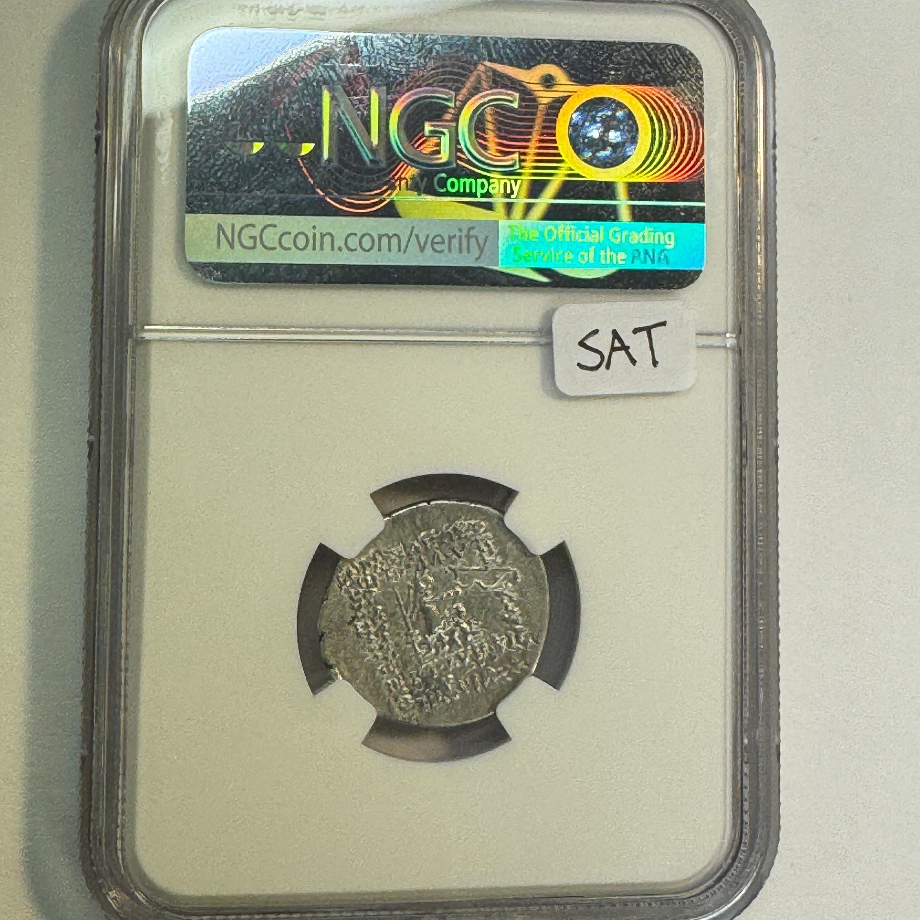 Parthian Empire Mithradates III (c87-80 BC) AR Drachm, NGC XF