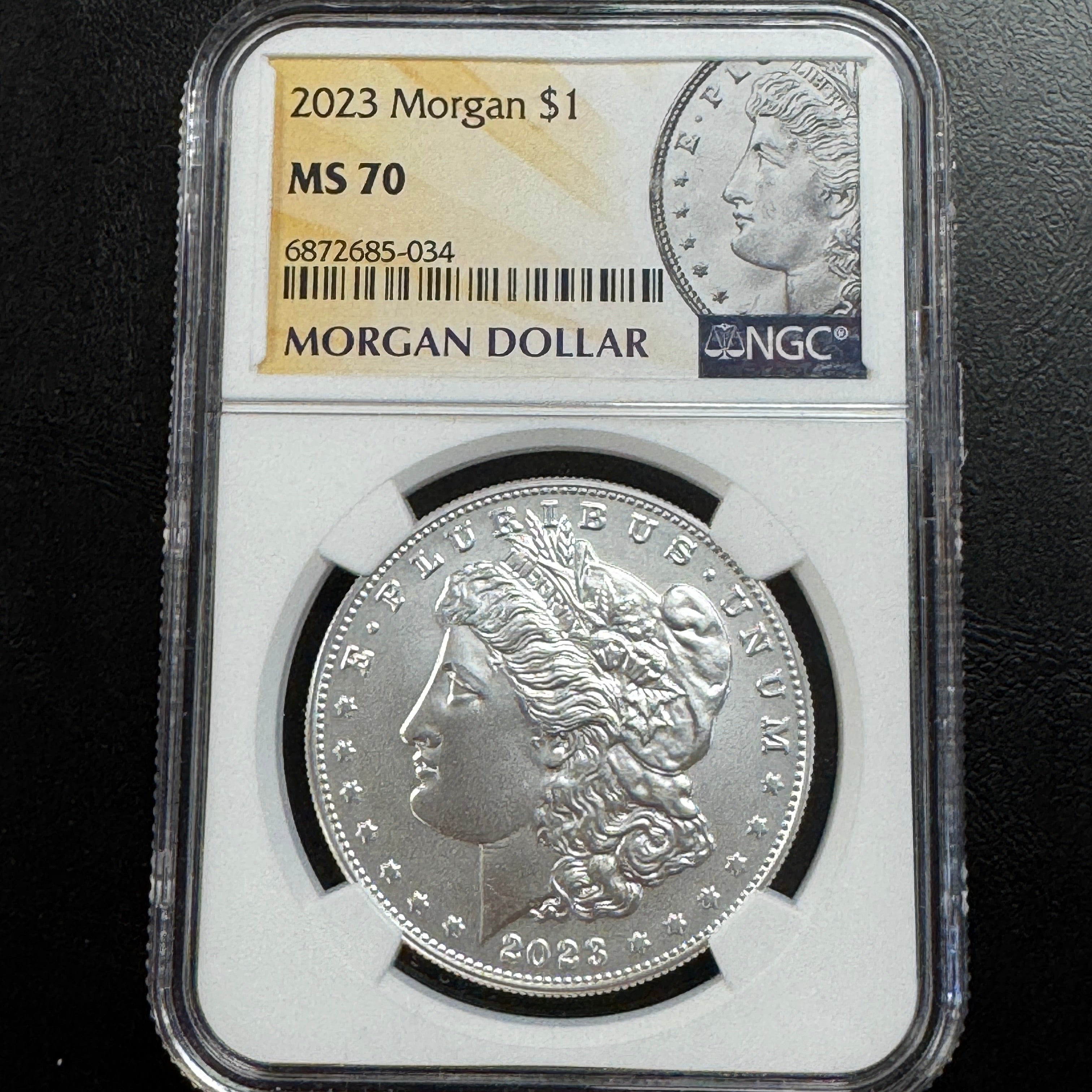 2023 Morgan Silver Dollar, NGC MS-70 💎