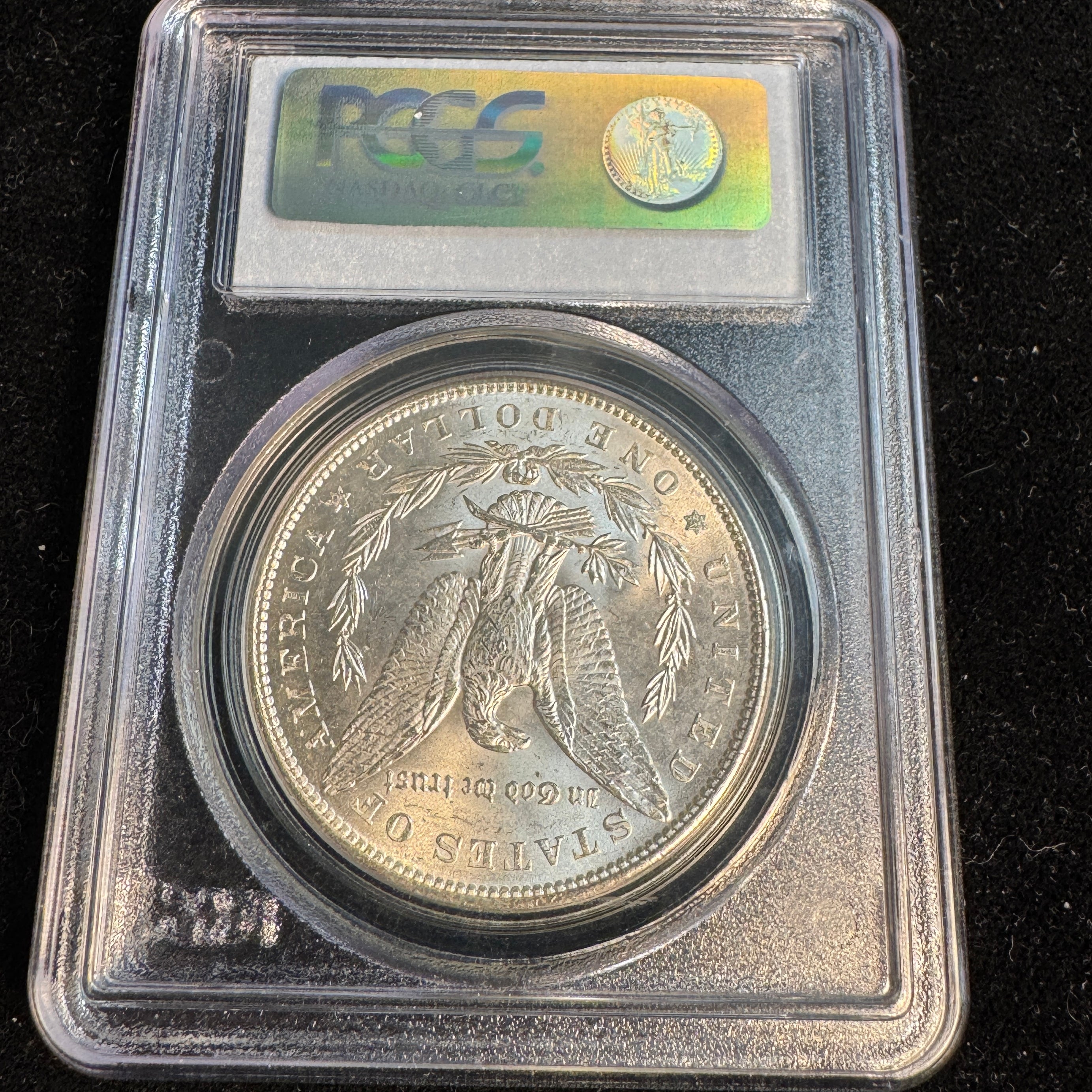1889 Morgan Silver Dollar PCGS MS-64 Green CAC