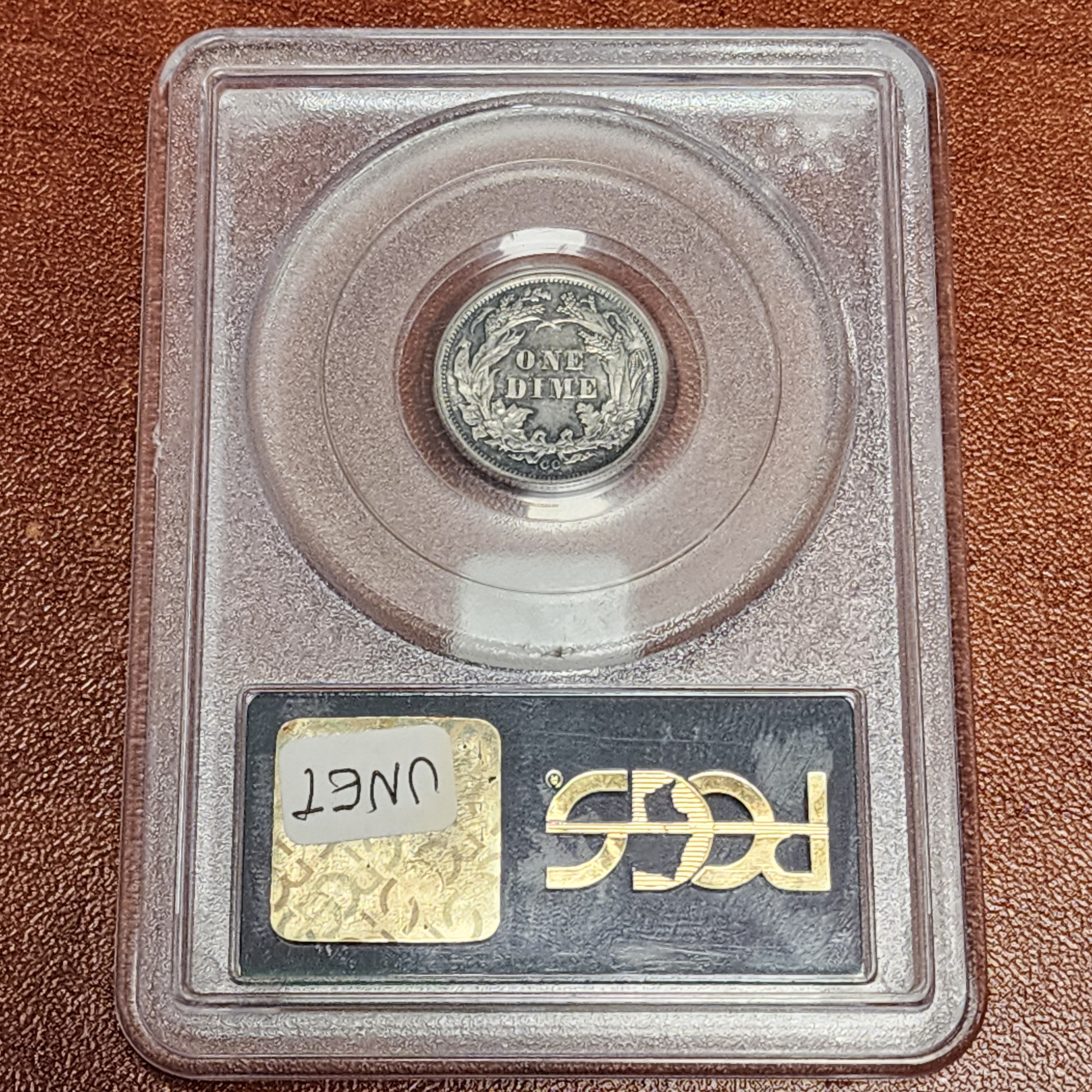 1877-CC 10C MS61 OGH PCGS