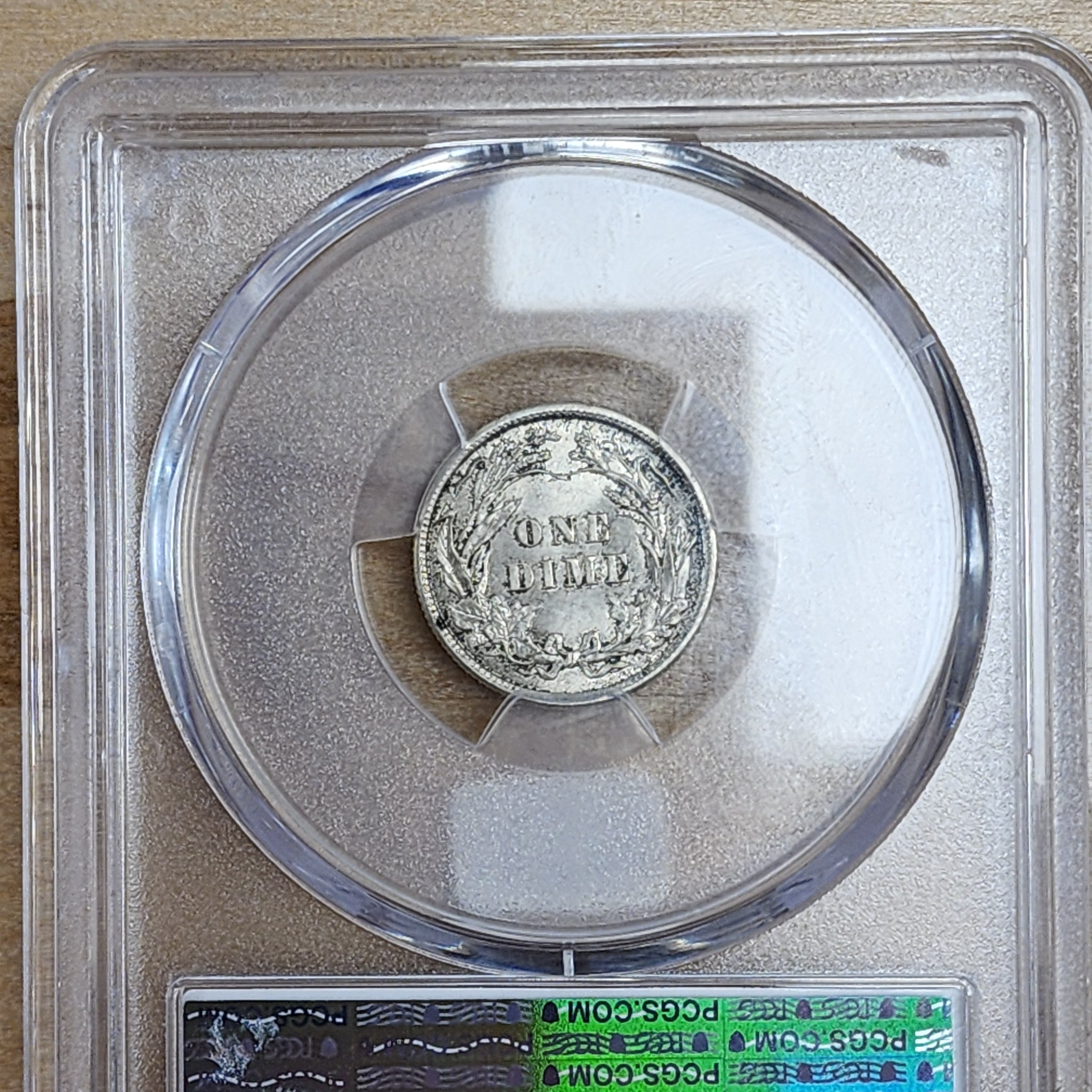 1915 Barber Dime US 10c, PCGS MS-63