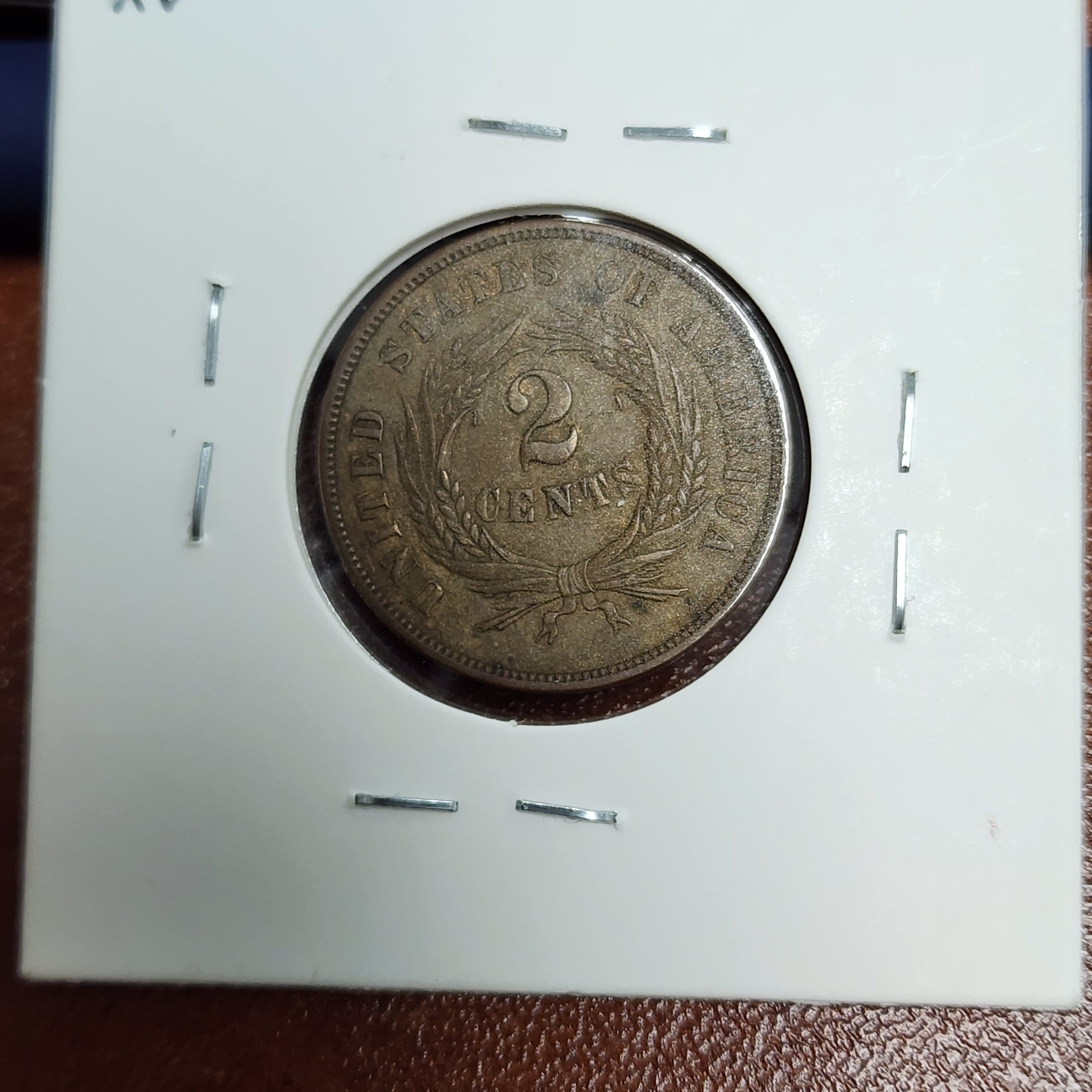 1864 US 2 Cent Piece, AU