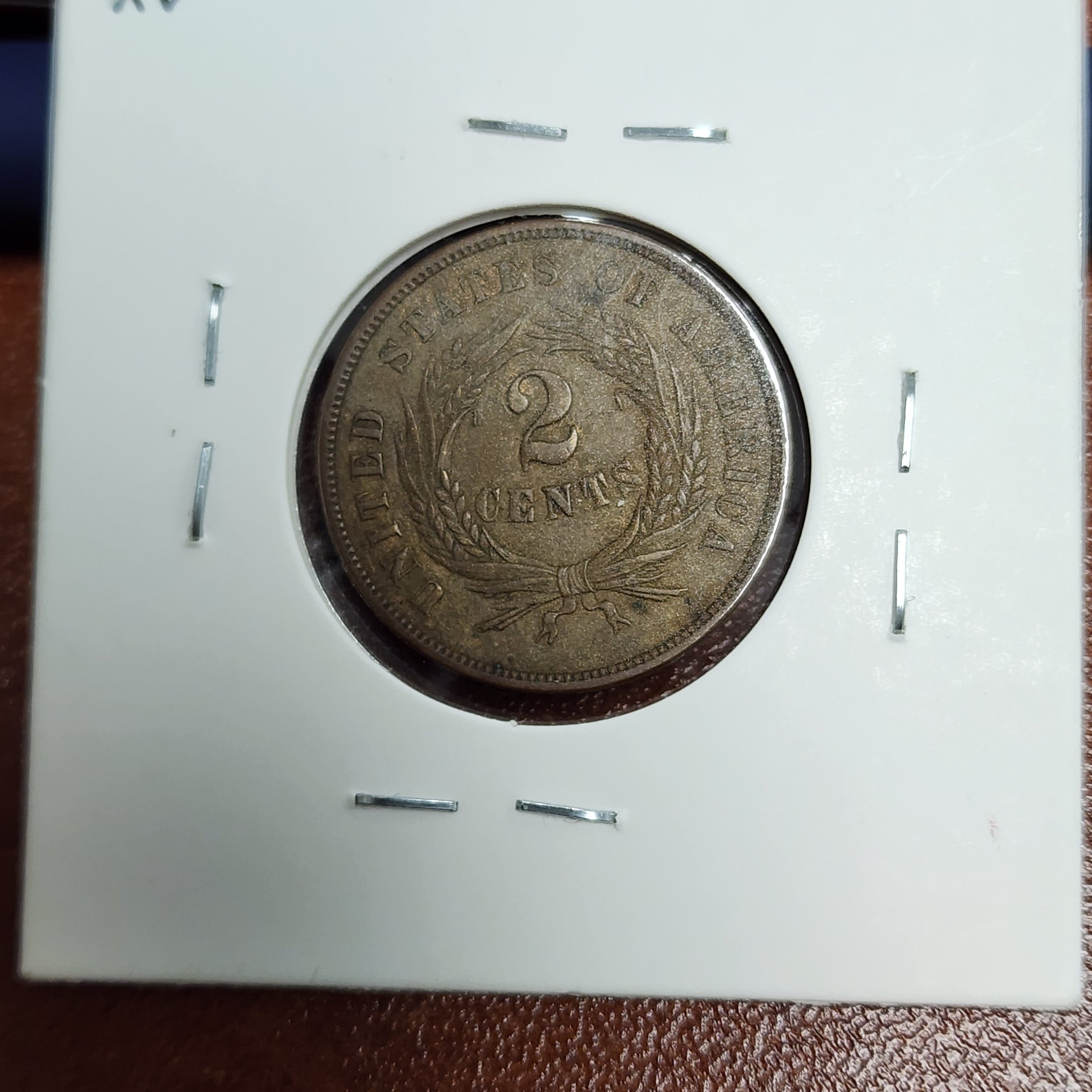 1864 US 2 Cent Piece, AU