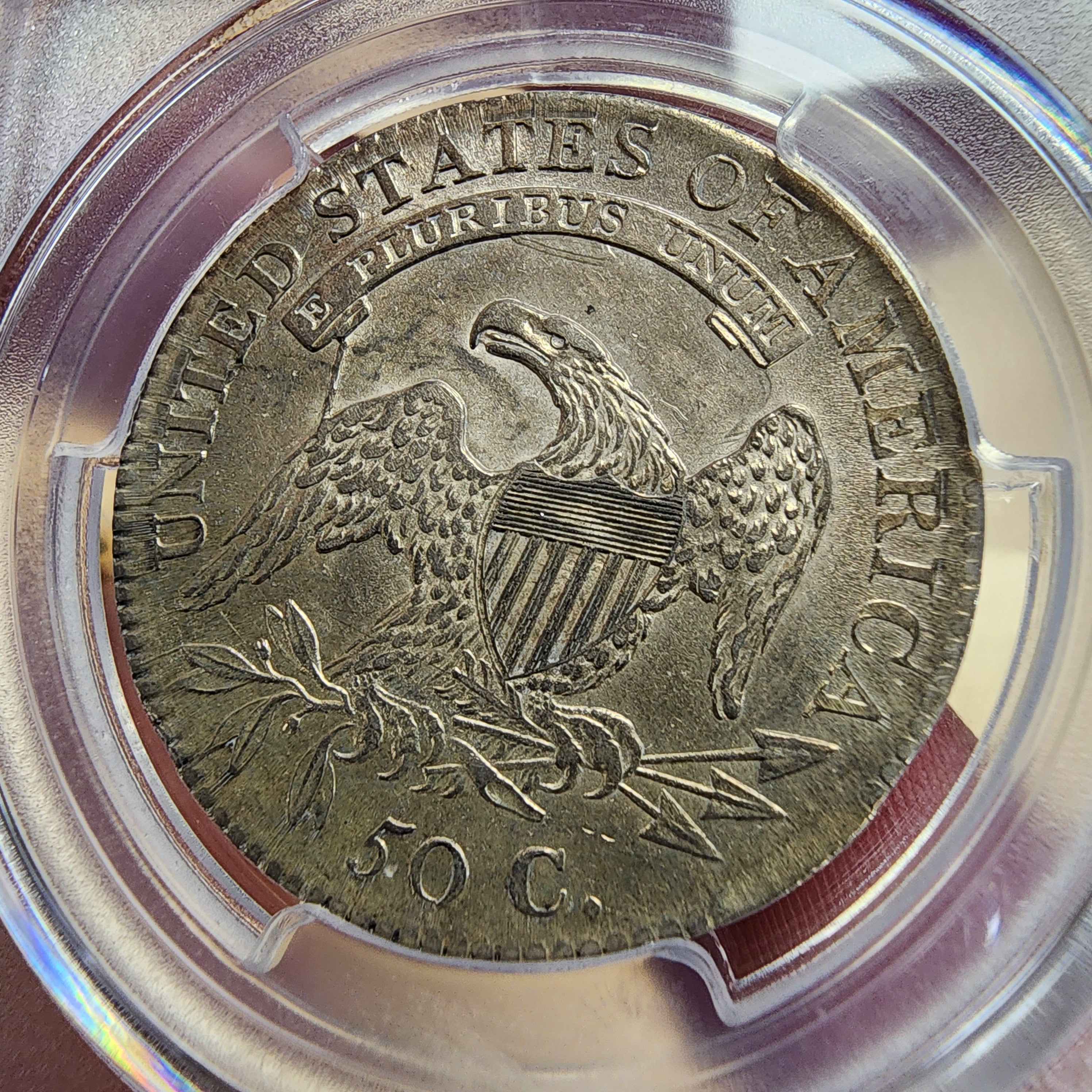 1814 50C Capped Bust Half MS63 PCGS Beautiful Example. Wow!