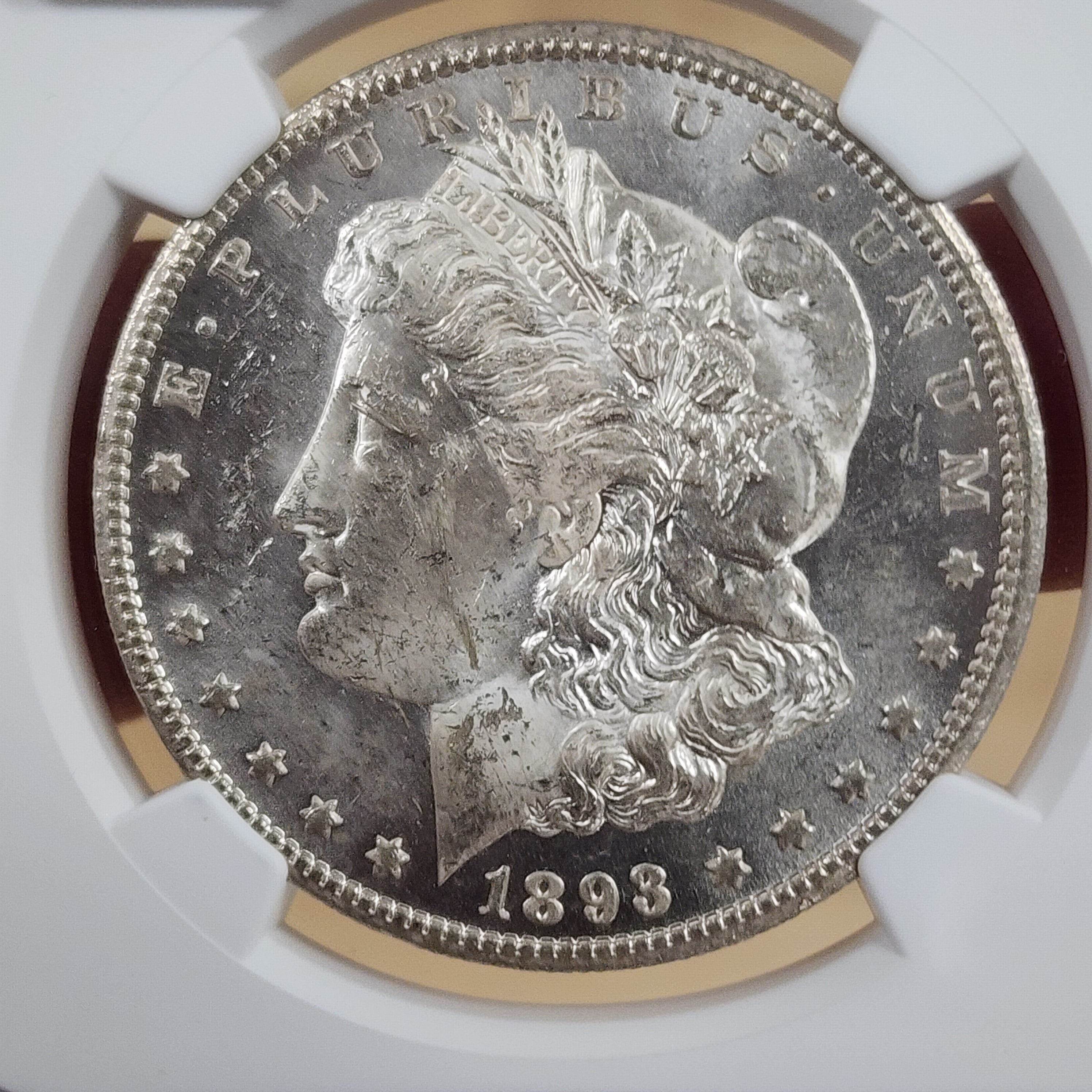 1893-CC $1 MS60 NGC