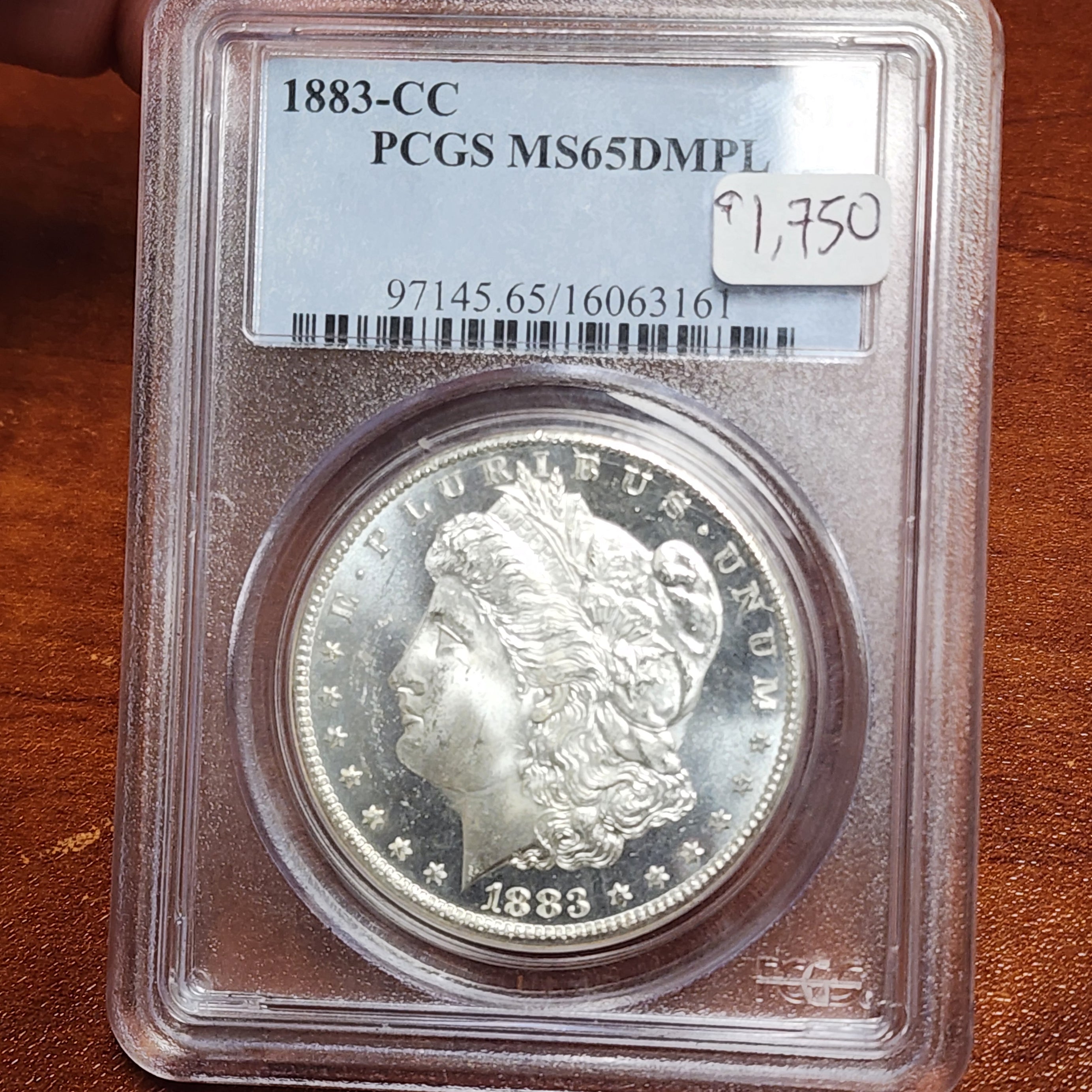 1883-CC $1 MS65DMPL PCGS