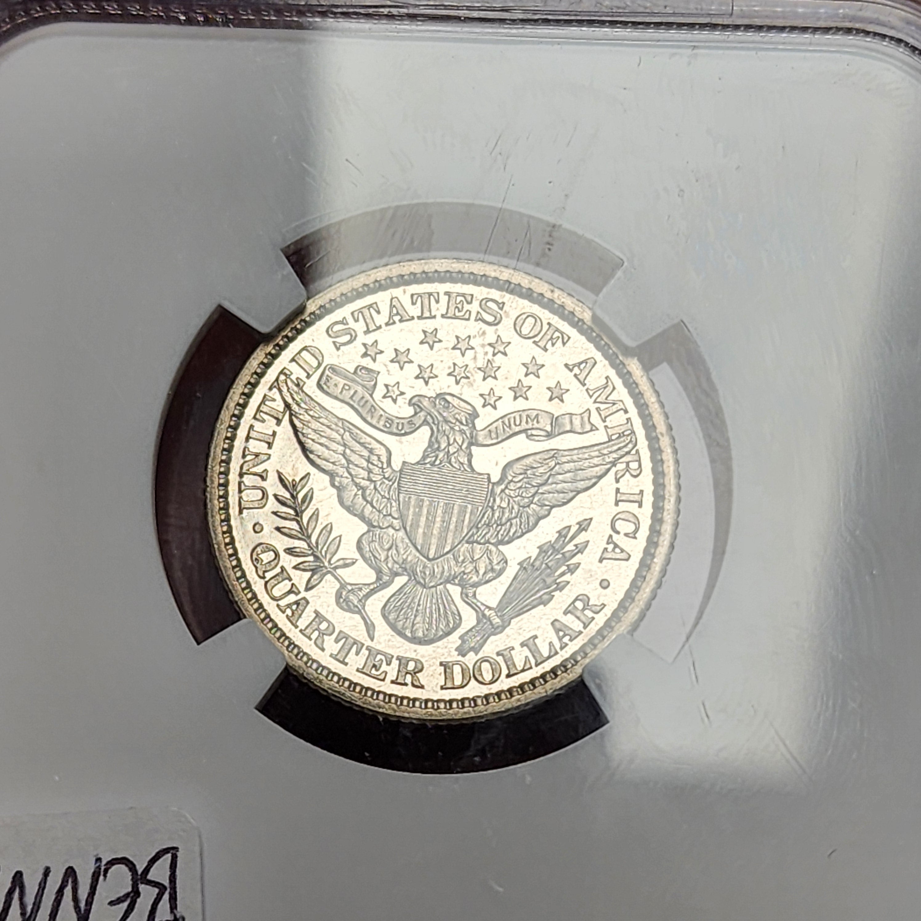 1899 25C PF64 Barber Quarter