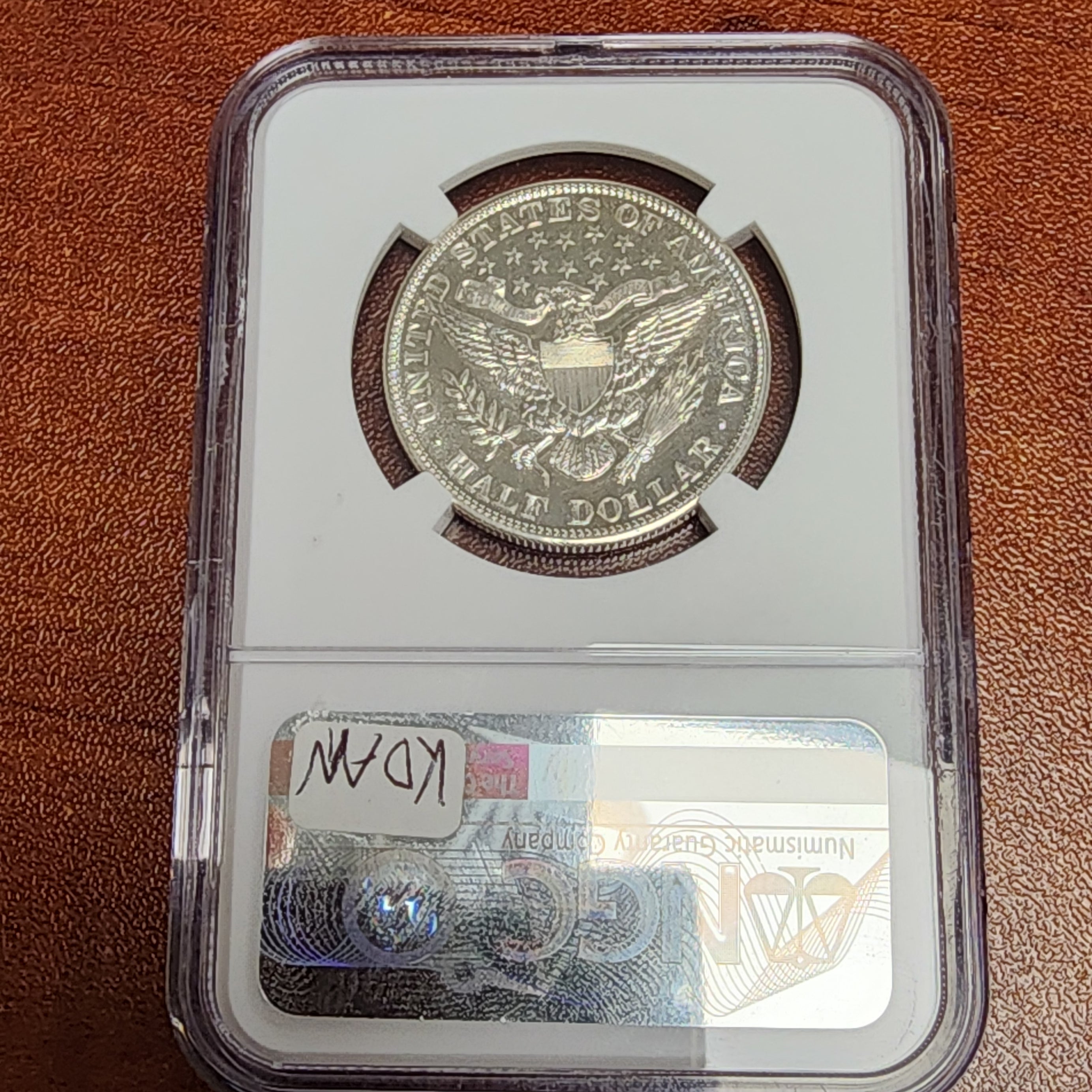 1902 50C PF65+ CAMEO NGC Barber Half