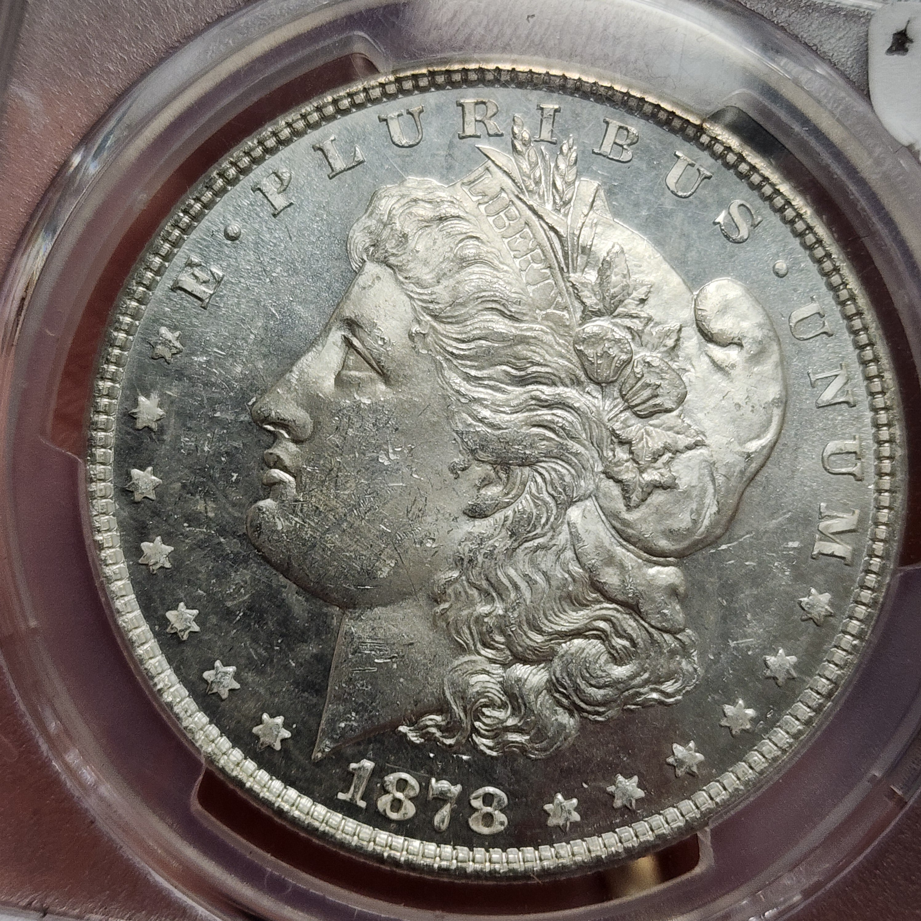 1878 8TF MS64PL VAM 23 Crazy Lips Top 100