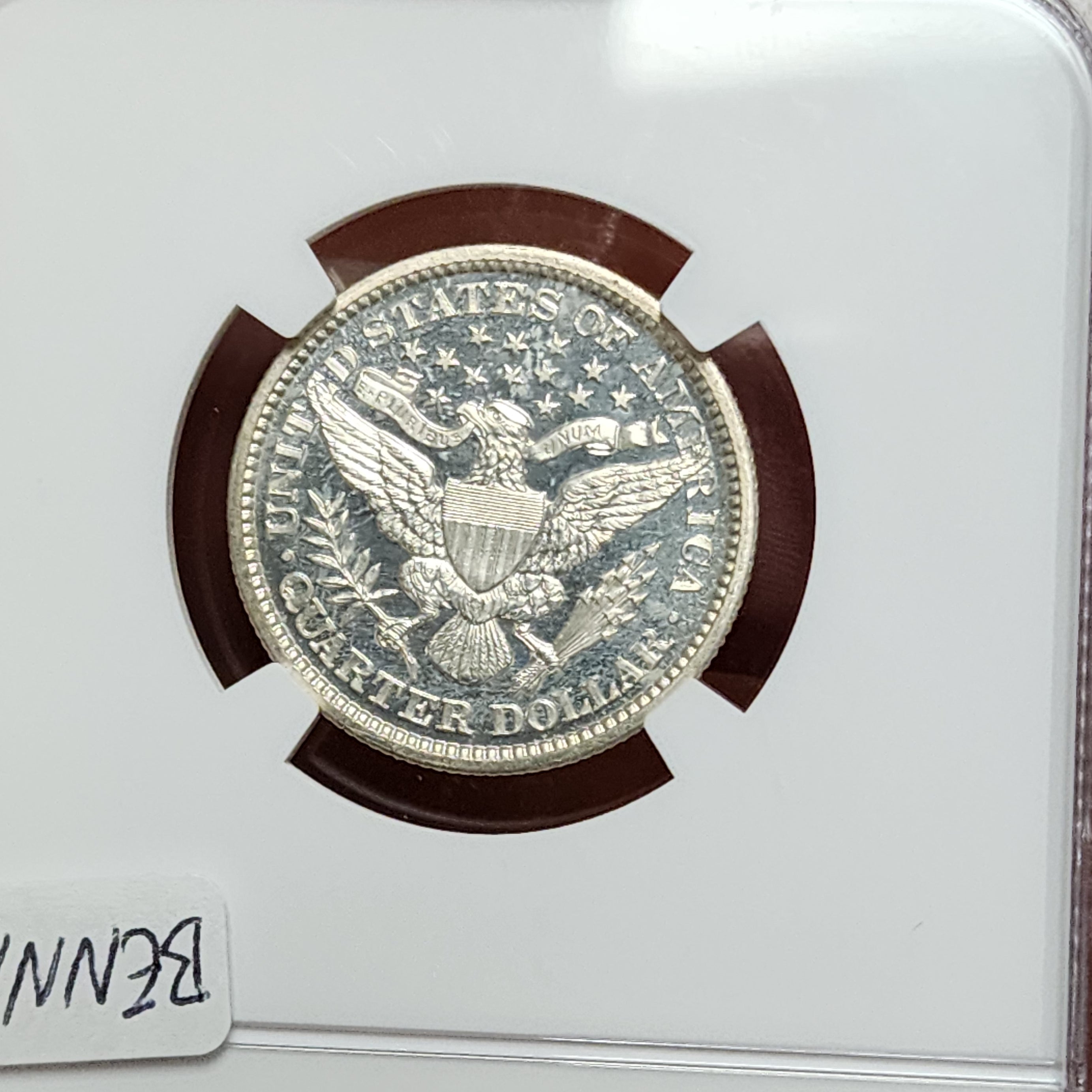 1899 25C PF64 Barber Quarter